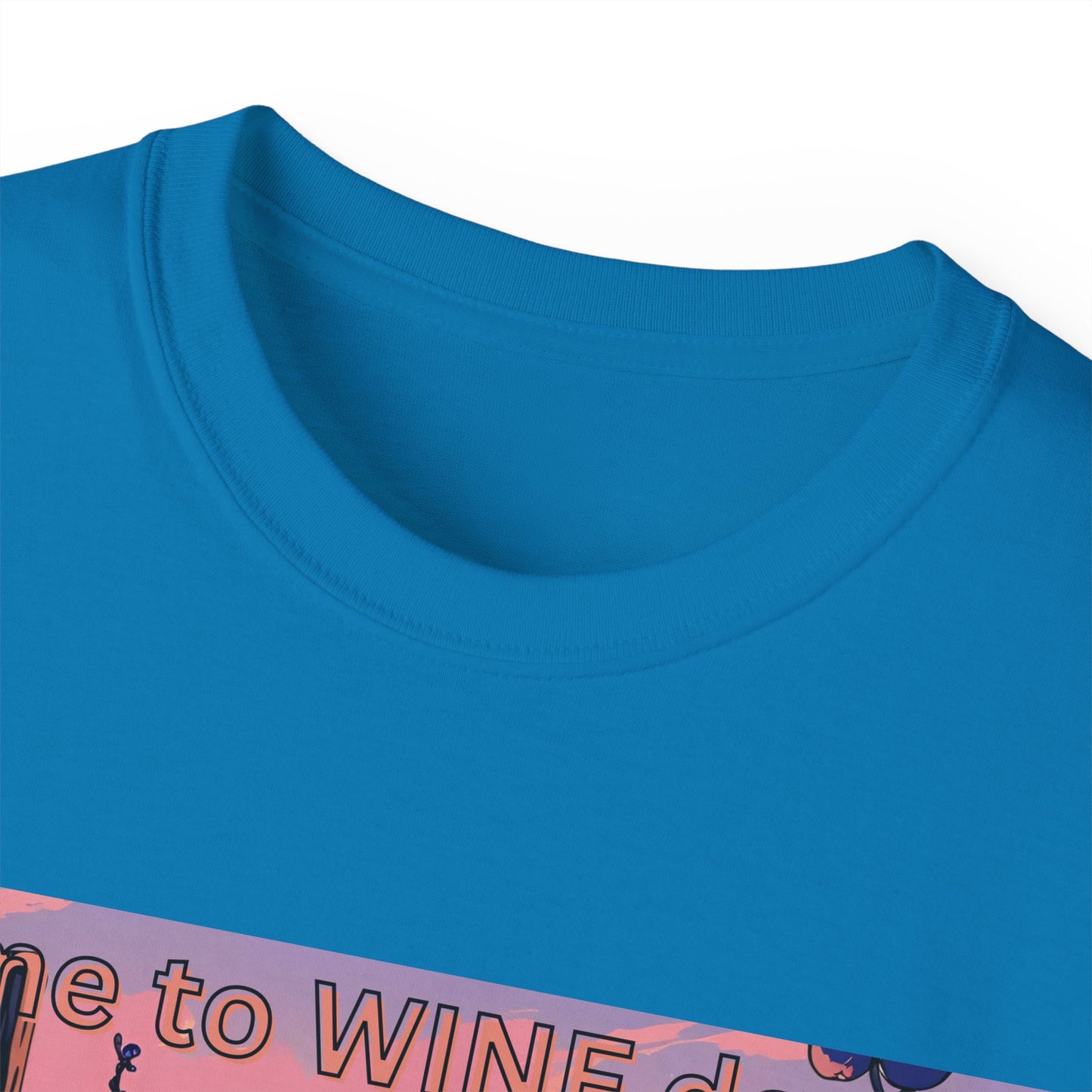 Time to Wine Down - Wine Lover's Unisex Cotton Tee - Perfect for Parties, Gifts, Relaxation, Wine Nights, and Celebrations