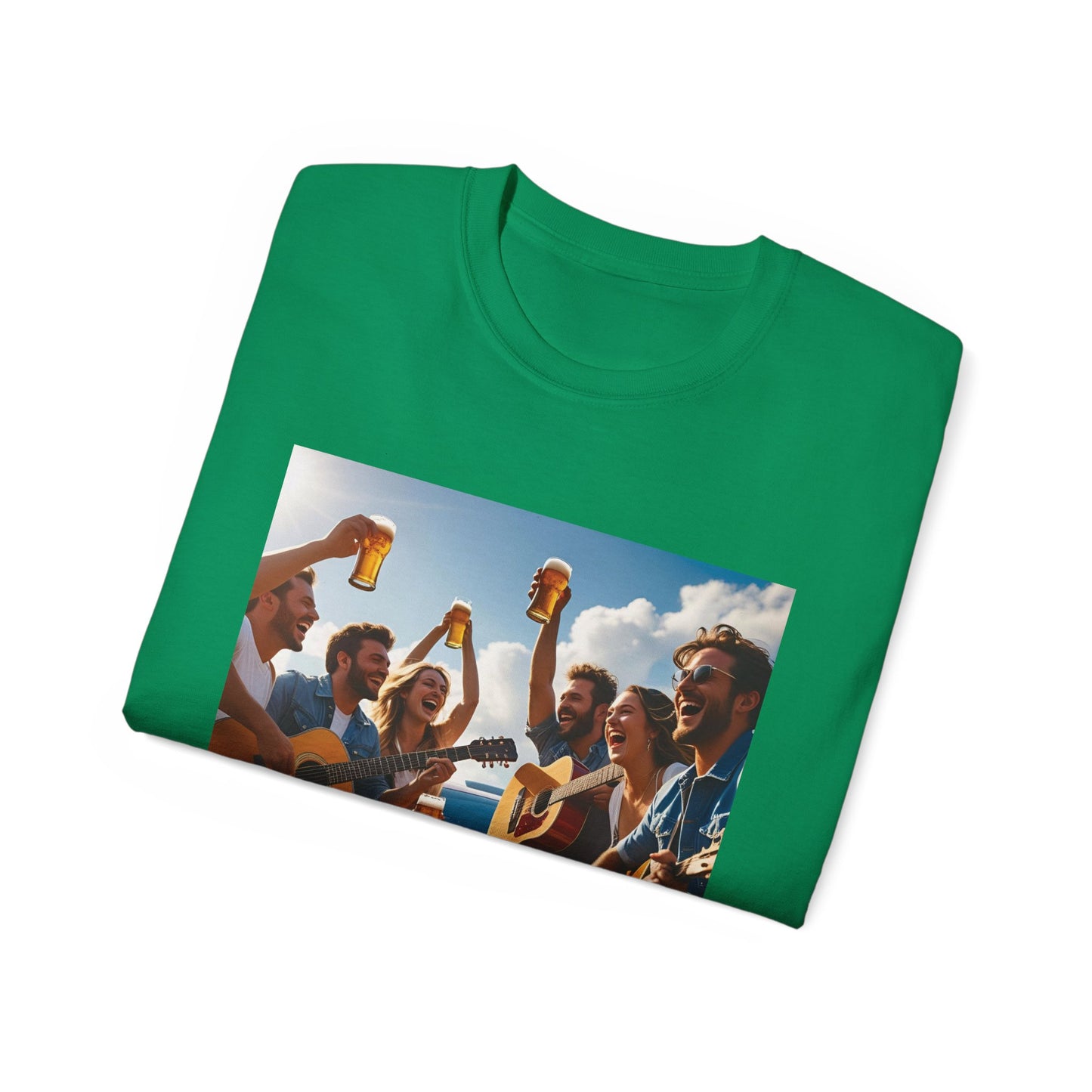 Good Friends, Great Beer Unisex Ultra Cotton Tee, Group Hangout Shirt, Party Apparel, Gift for Beer Lovers, Summer BBQ Outfit
