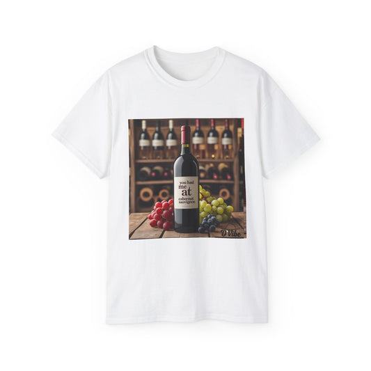You Had Me at Cabernet - Wine Lovers Unisex Tee, Perfect for Celebrations, Gifts for Wine Enthusiasts, Casual Wear, Vintage Wine Design Shirt