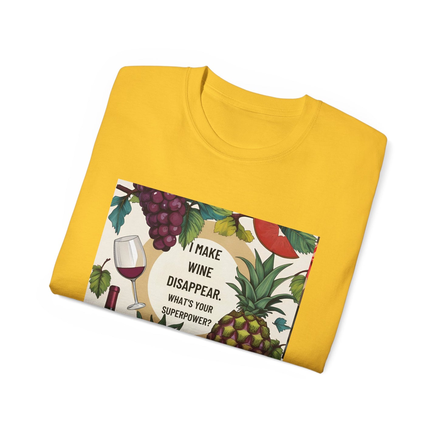 Wine Lover's Unisex Tee - I Make Wine Disappear, Funny Gift for Wine Enthusiasts, Party T-shirt, Casual Drinking Apparel, Birthday [...]