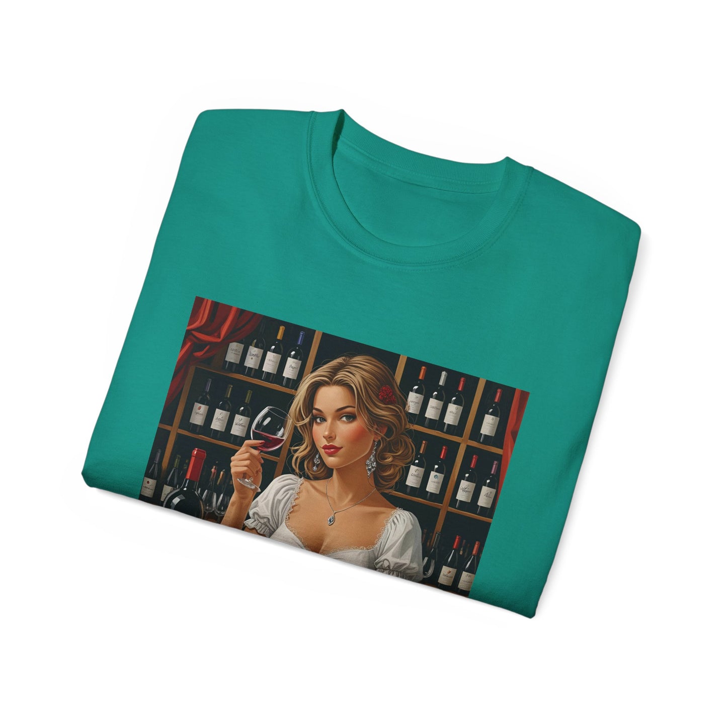Time to Wine Down - Wine Lover's Unisex Tee, Funny Gift for Wine Enthusiasts, Vintage Wine Art Shirt, Perfect for Parties, Wine Tasting Events, Holidays