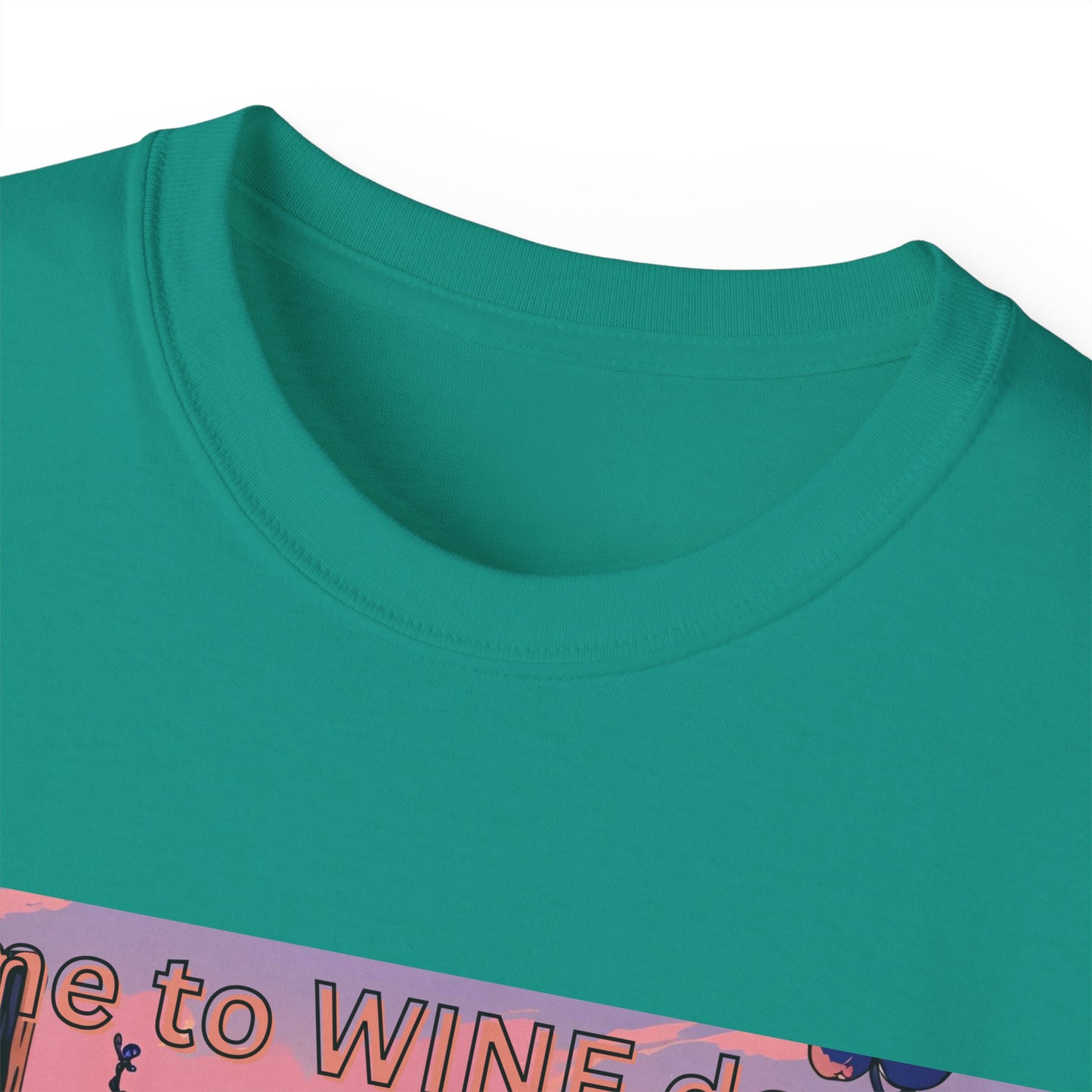 Time to Wine Down - Wine Lover's Unisex Cotton Tee - Perfect for Parties, Gifts, Relaxation, Wine Nights, and Celebrations
