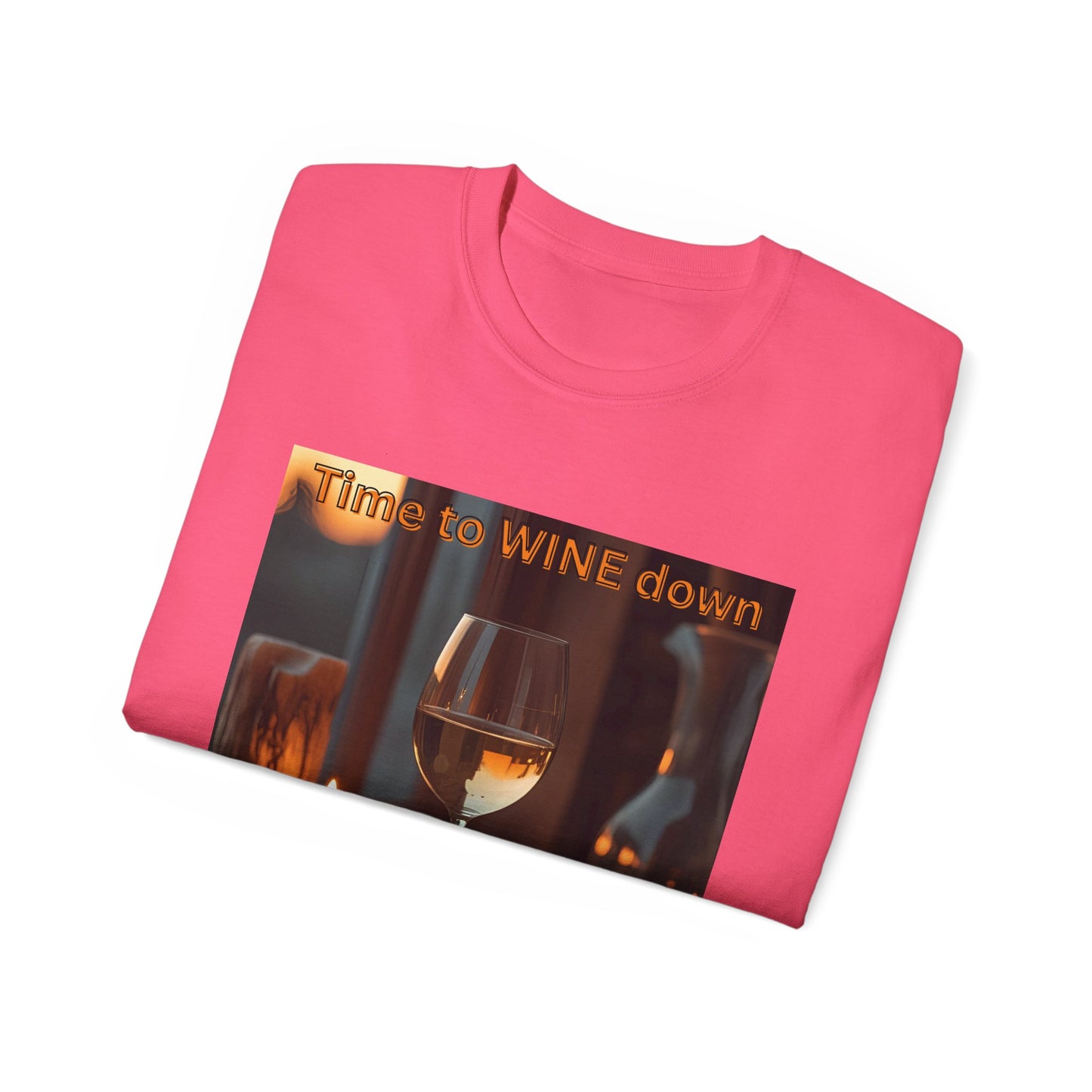 Time to Wine Down - Wine Down Tee for Relaxation Lovers, Unisex Cotton Shirt, Gift for Wine Enthusiasts, Casual Outing Top, Fun Humor Tee