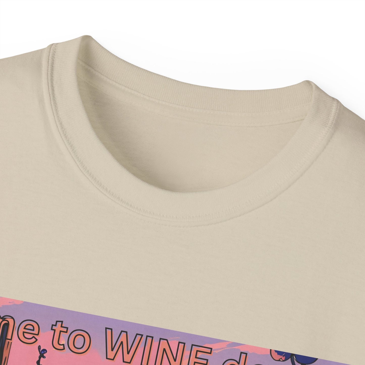 Time to Wine Down - Wine Lover's Unisex Cotton Tee - Perfect for Parties, Gifts, Relaxation, Wine Nights, and Celebrations