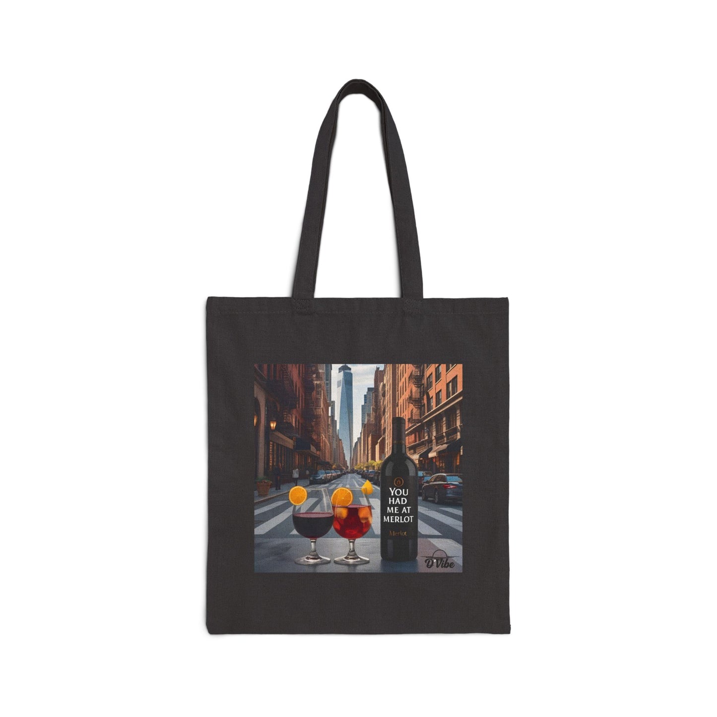 You Had Me at Merlot - Chic Cotton Canvas Tote Bag, Stylish Eco-Friendly Bag for Everyday Use, Beach, Shopping, Gifts, and More