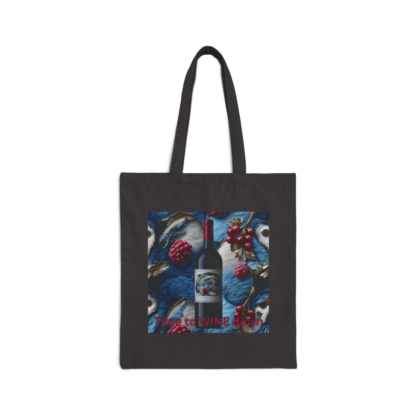 Time to Wine Down - Wine Lovers Cotton Canvas Tote Bag, Stylish Grocery Bag, Eco-Friendly Shopping Tote, Perfect Gift for Wine Enthusiasts, Ideal for [...]