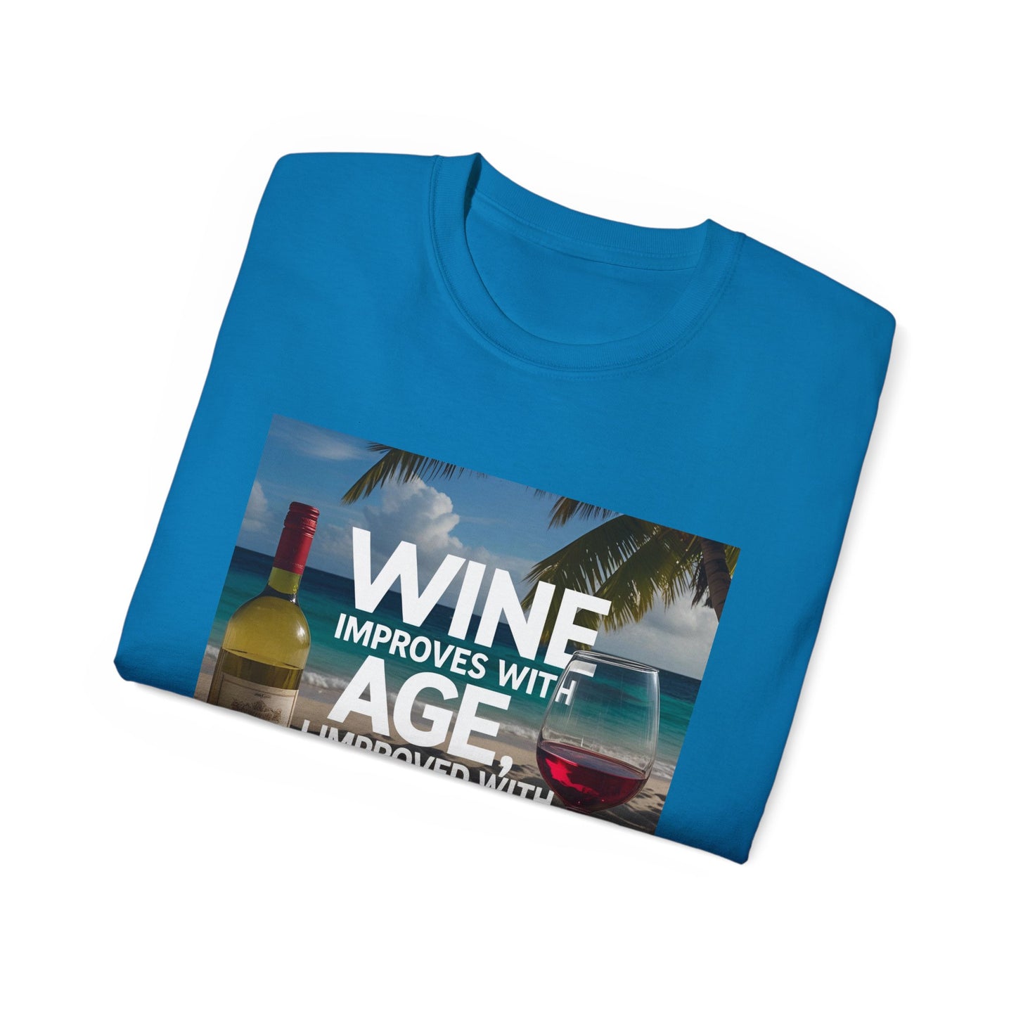 Wine Improves with Age Unisex Ultra Cotton Tee | Fun Gift for Wine Lovers, Birthday Shirt, Casual Wear, Summer Outfit, Wine [...]