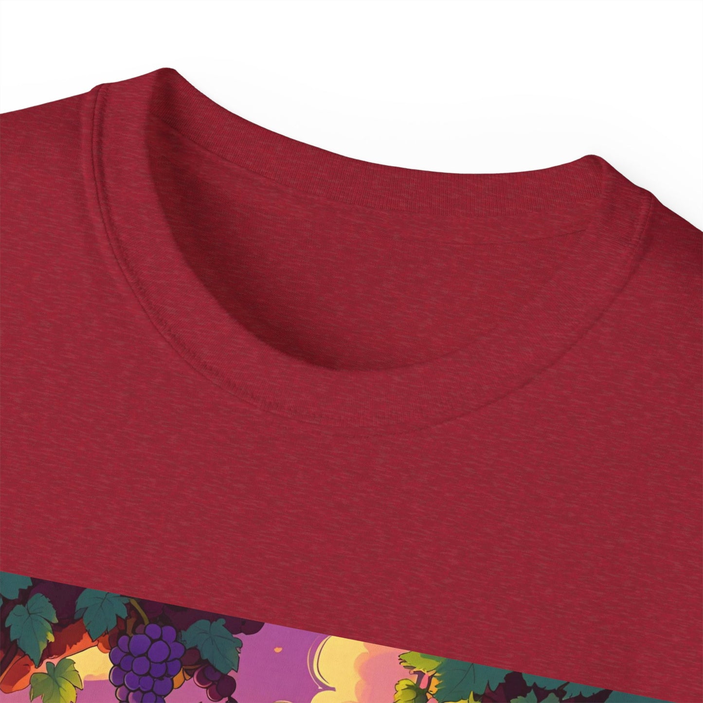 Wine Goes In Wisdom Comes Out - Vibrant Landscape Art Tee, Unisex Cotton Shirt, Nature Lover Gift, Summer Vibe Top, Hiking Apparel, Outdoor Fun T-Shirt