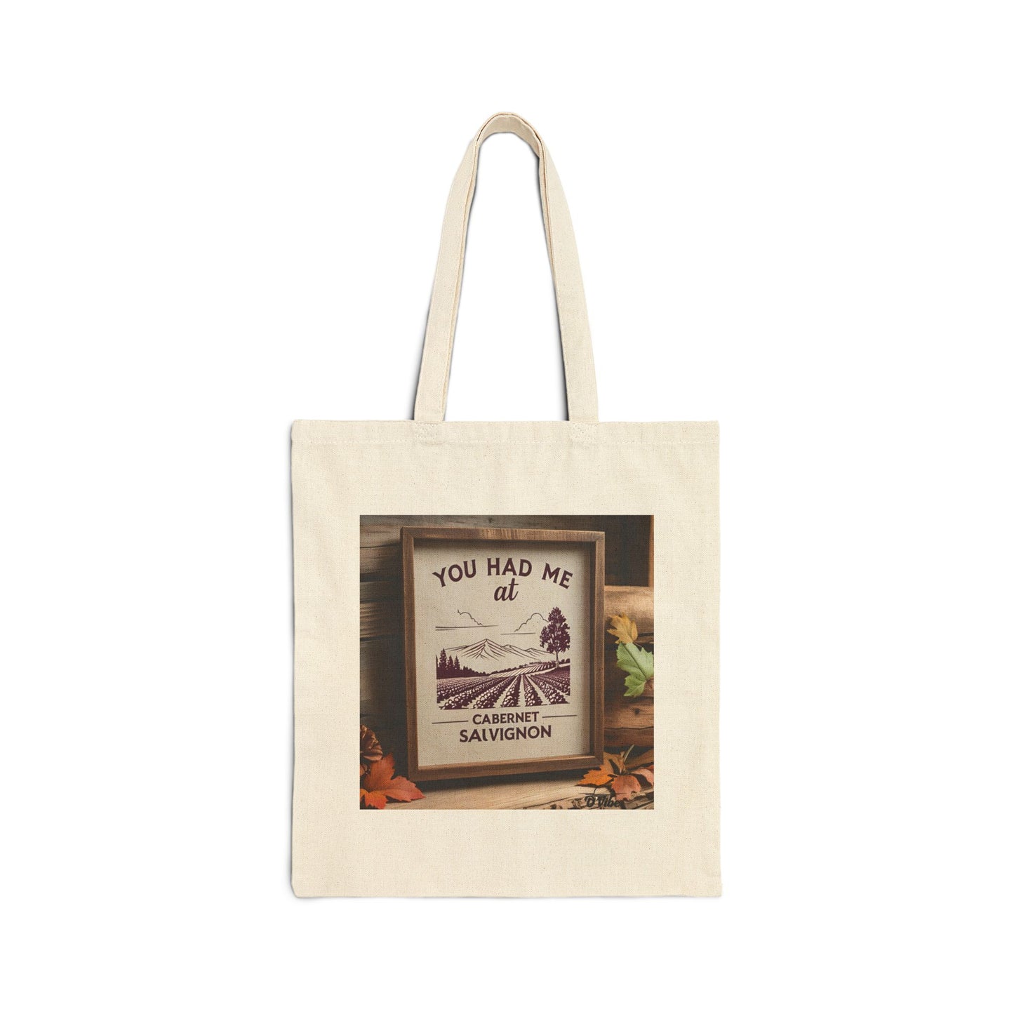 You Had Me at Cabernet Salvignon - Wine Lovers Canvas Tote Bag - Eco-Friendly Shopper, Gift for Wine Enthusiasts, Grocery Bag, Beach Tote, Wine Party Favor