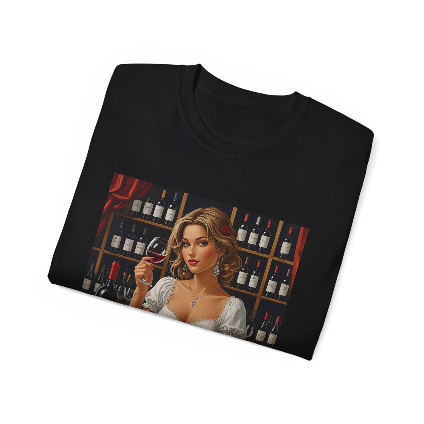 Time to Wine Down - Wine Lover's Unisex Tee, Funny Gift for Wine Enthusiasts, Vintage Wine Art Shirt, Perfect for Parties, Wine Tasting Events, Holidays