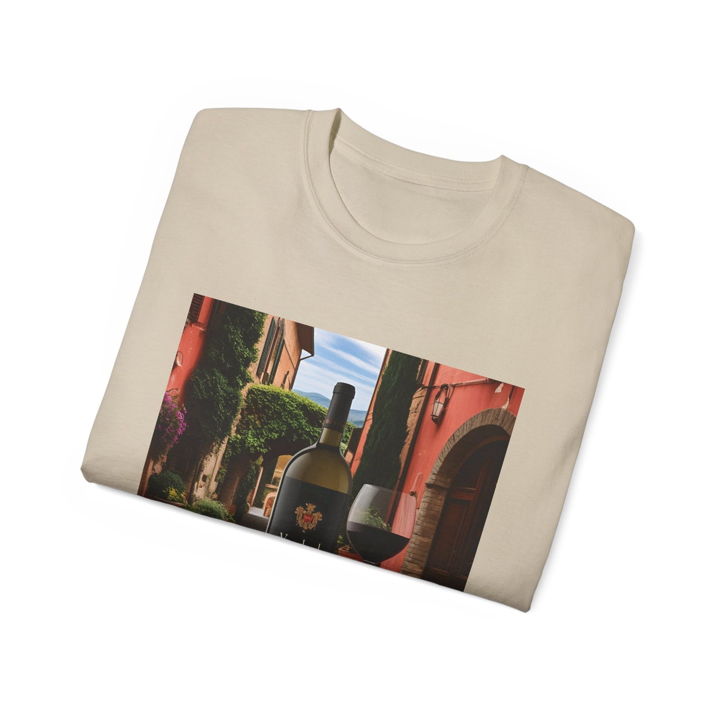 Wine Lover's Unisex Ultra Cotton Tee, Perfect Gift for Vineyard Visits, Wine Night, Hostess Gifts, Casual Wear, Summer Vibes