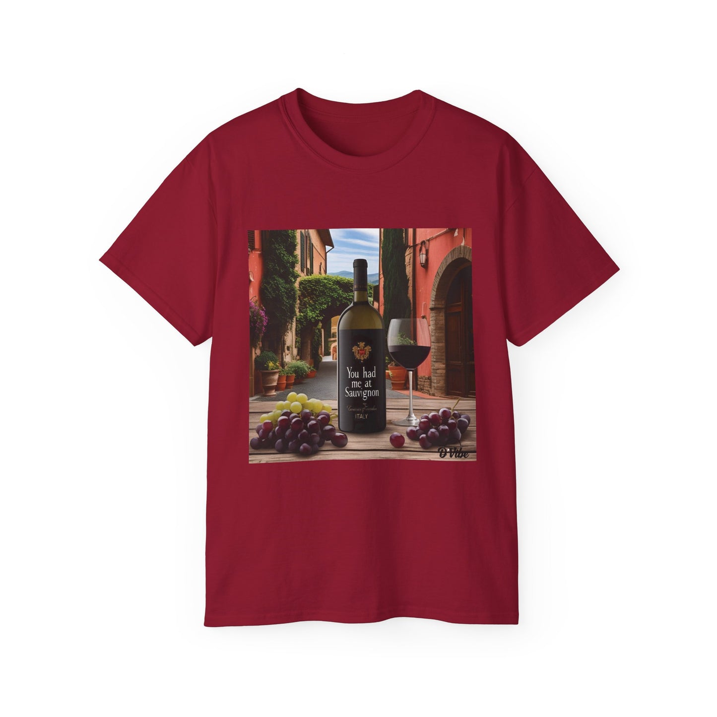 Wine Lover's Unisex Ultra Cotton Tee, Perfect Gift for Vineyard Visits, Wine Night, Hostess Gifts, Casual Wear, Summer Vibes