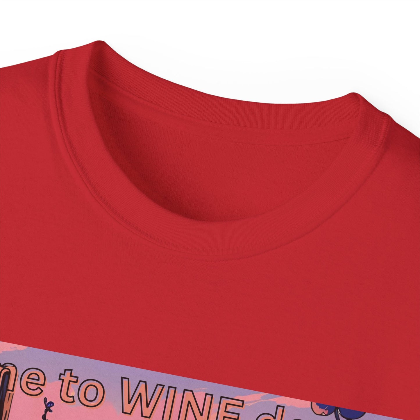 Time to Wine Down - Wine Lover's Unisex Cotton Tee - Perfect for Parties, Gifts, Relaxation, Wine Nights, and Celebrations
