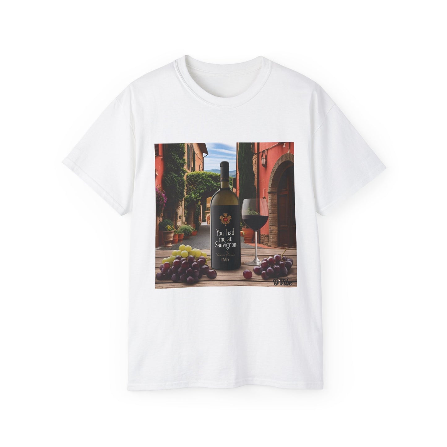 Wine Lover's Unisex Ultra Cotton Tee, Perfect Gift for Vineyard Visits, Wine Night, Hostess Gifts, Casual Wear, Summer Vibes