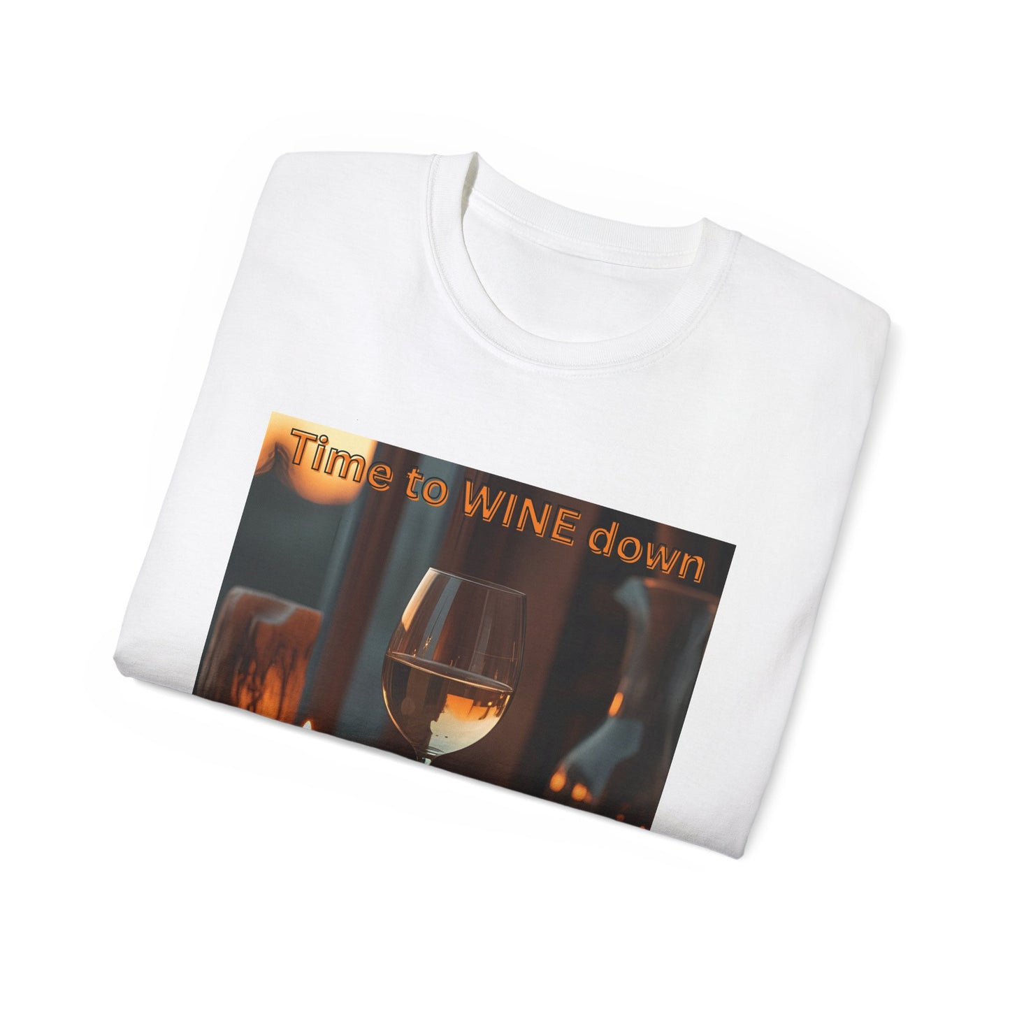 Time to Wine Down - Wine Down Tee for Relaxation Lovers, Unisex Cotton Shirt, Gift for Wine Enthusiasts, Casual Outing Top, Fun Humor Tee
