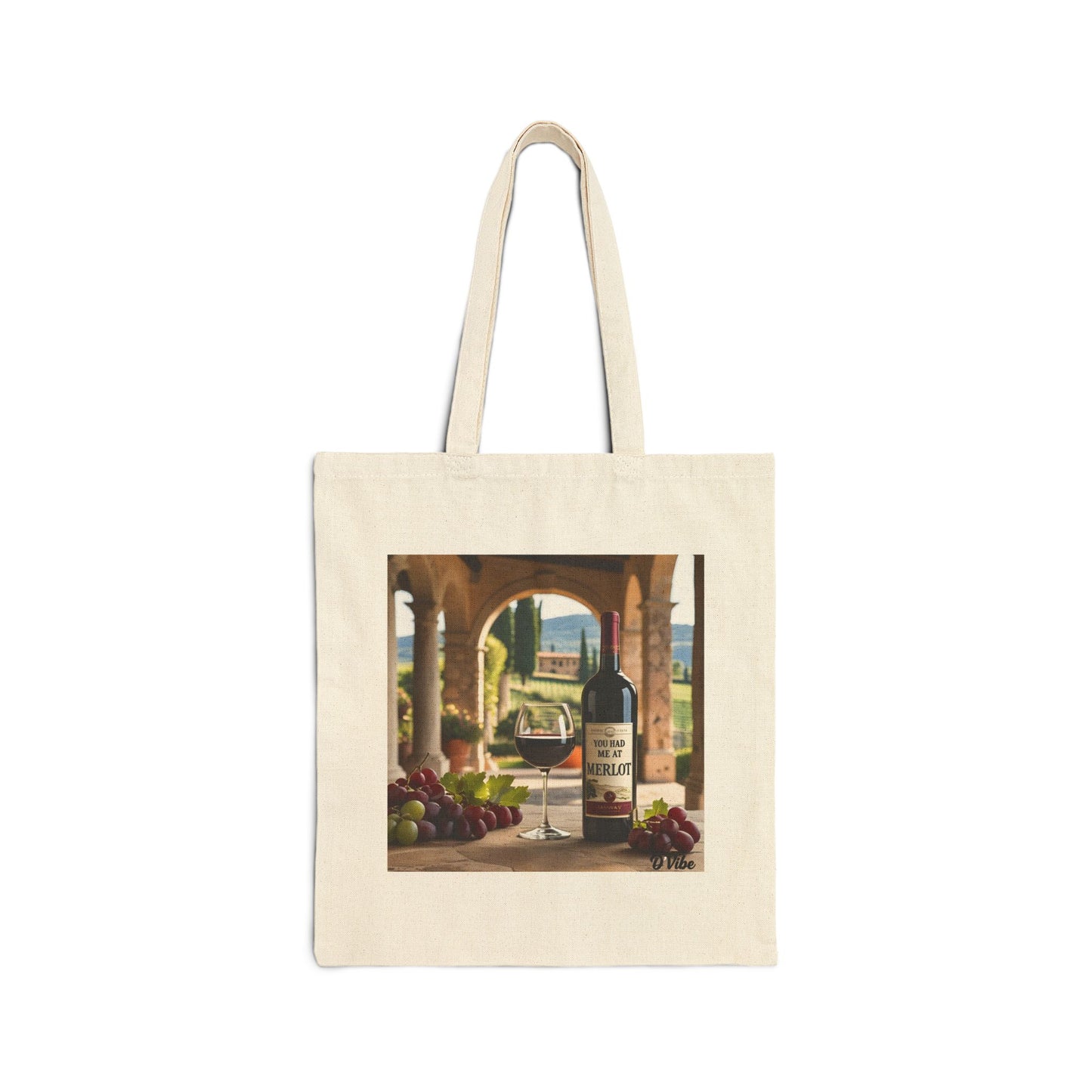 You Had Me at Merlot -Wine-Themed Cotton Canvas Tote Bag, Eco-Friendly Shopping Bag, Wine Lover Gift, Reusable Grocery Tote, Travel Tote