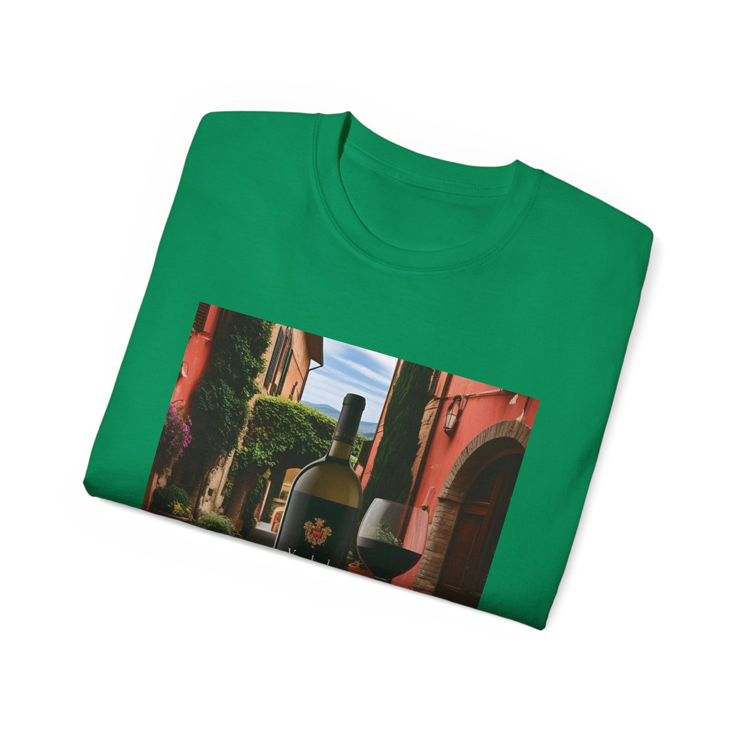 Wine Lover's Unisex Ultra Cotton Tee, Perfect Gift for Vineyard Visits, Wine Night, Hostess Gifts, Casual Wear, Summer Vibes