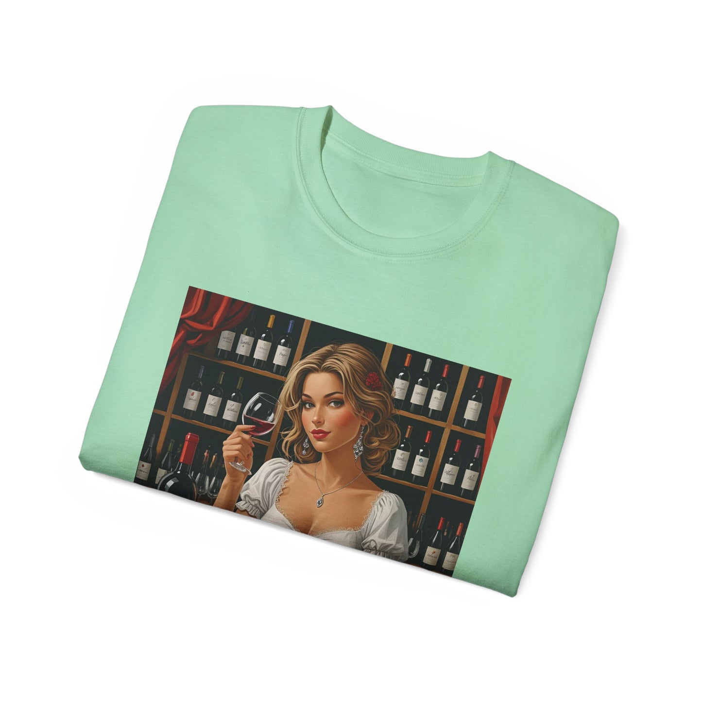 Time to Wine Down - Wine Lover's Unisex Tee, Funny Gift for Wine Enthusiasts, Vintage Wine Art Shirt, Perfect for Parties, Wine Tasting Events, Holidays