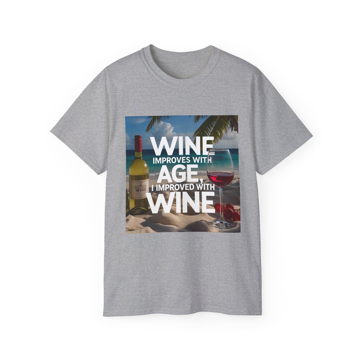 Wine Improves with Age Unisex Ultra Cotton Tee | Fun Gift for Wine Lovers, Birthday Shirt, Casual Wear, Summer Outfit, Wine [...]