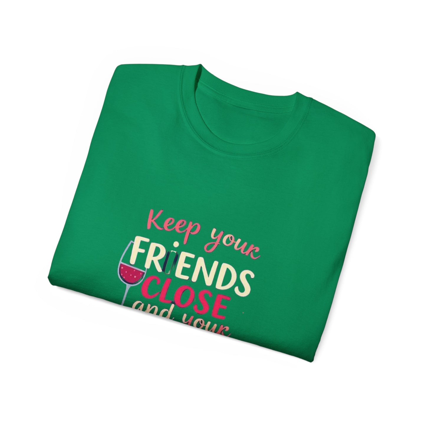 Wine Lovers Unisex Tee - "Keep Your Friends Close & Your Wines Closer" Funny Gift for Wine Enthusiasts, Perfect for Parties, [...]