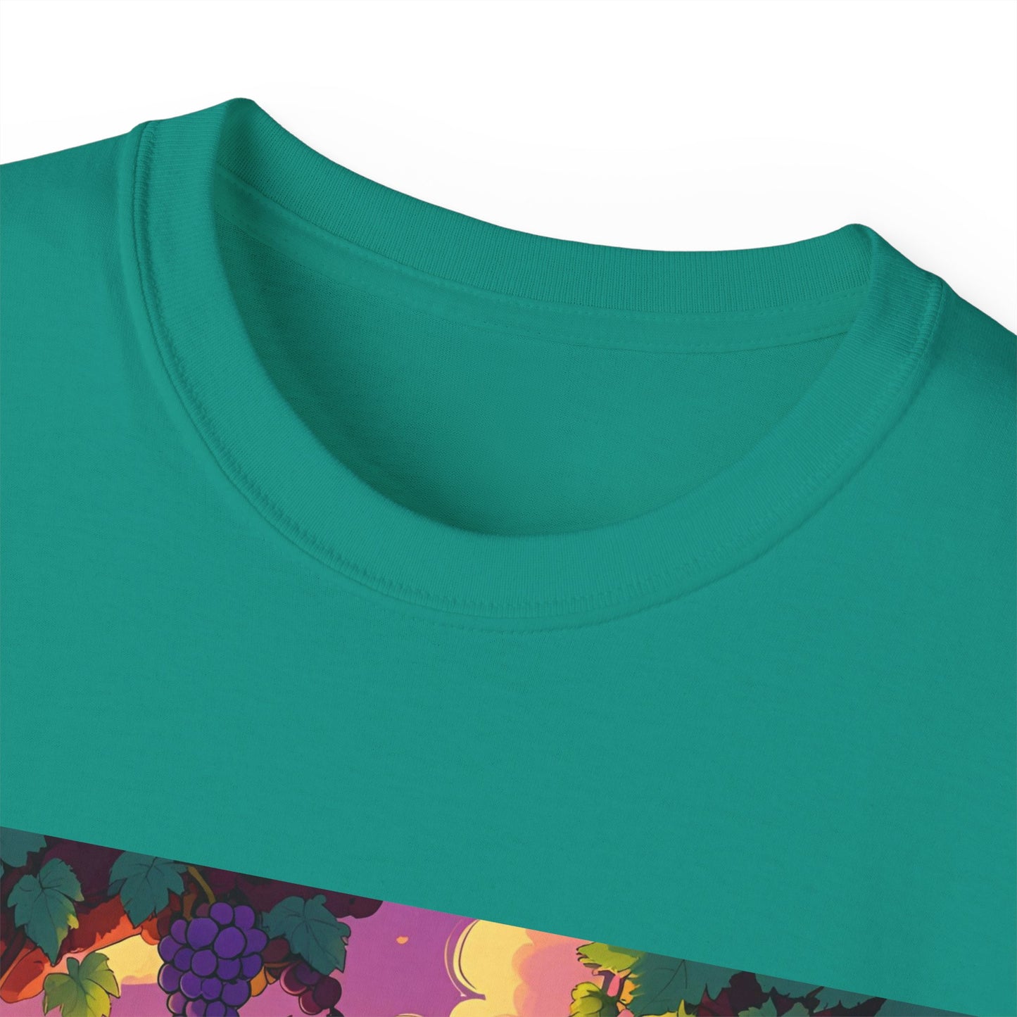 Wine Goes In Wisdom Comes Out - Vibrant Landscape Art Tee, Unisex Cotton Shirt, Nature Lover Gift, Summer Vibe Top, Hiking Apparel, Outdoor Fun T-Shirt