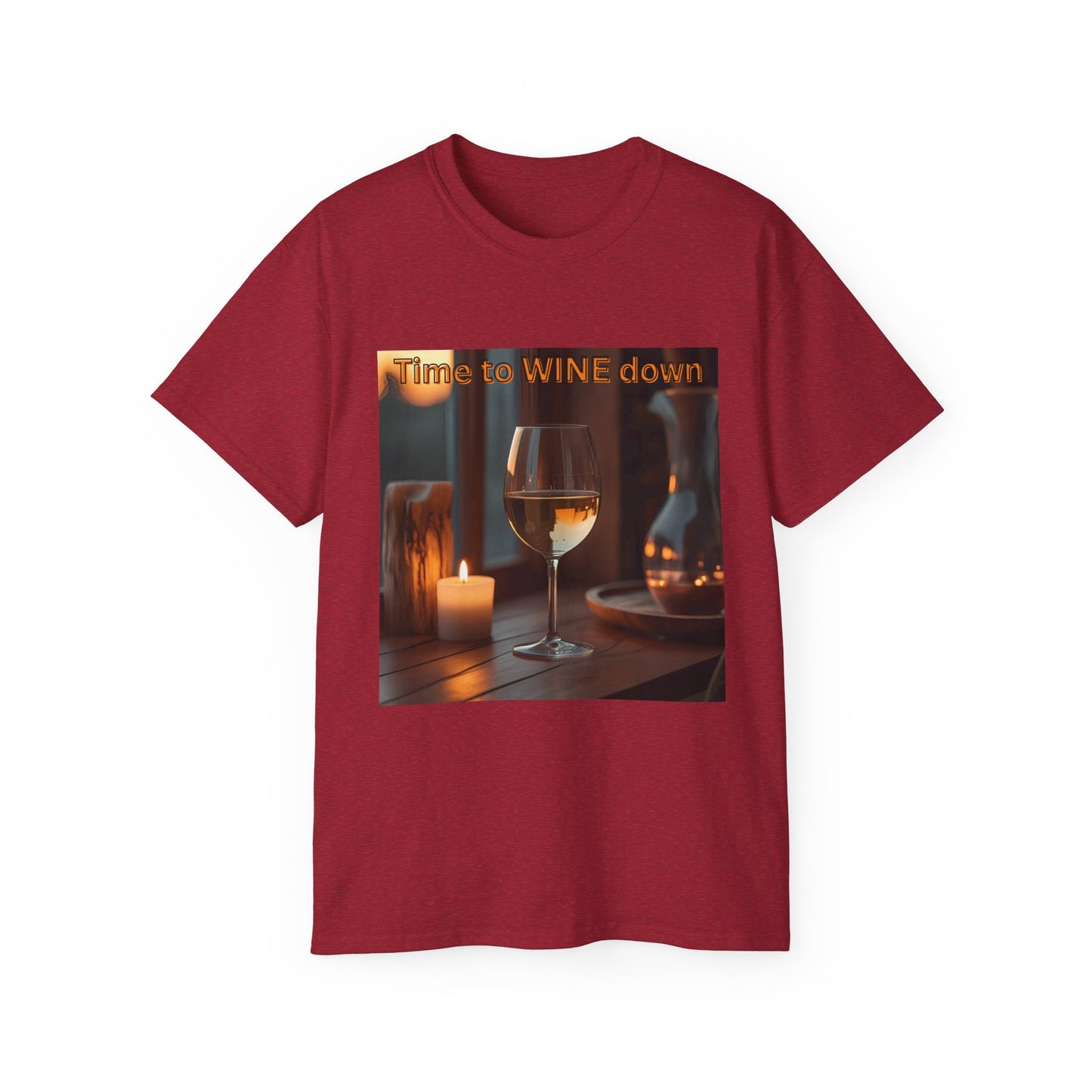 Time to Wine Down - Wine Down Tee for Relaxation Lovers, Unisex Cotton Shirt, Gift for Wine Enthusiasts, Casual Outing Top, Fun Humor Tee