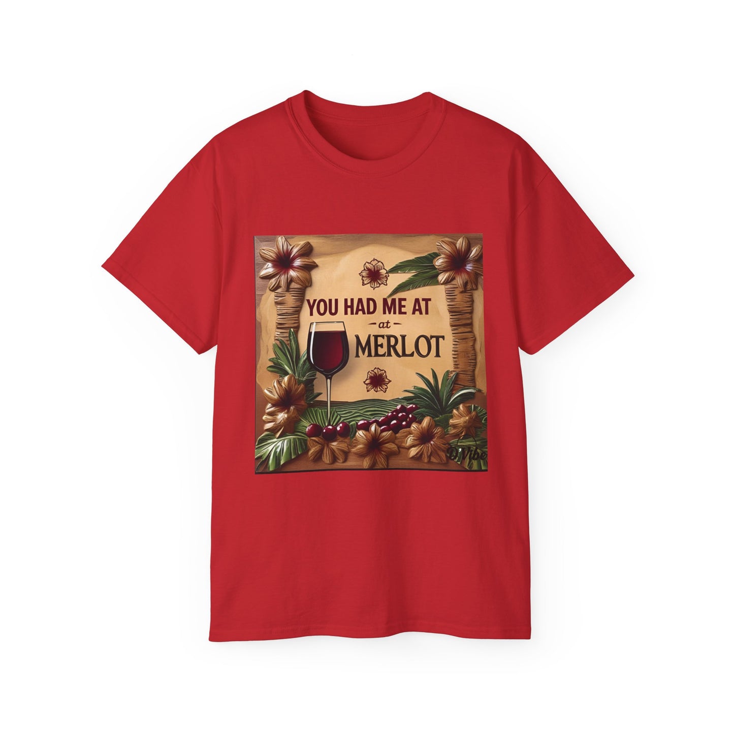 You Had Me at Merlot - Wine Lover's Gift Tee, Funny Merlot T-Shirt, Unisex Ultra Cotton, Gift for Wine Enthusiasts, Fun Wine Party Apparel