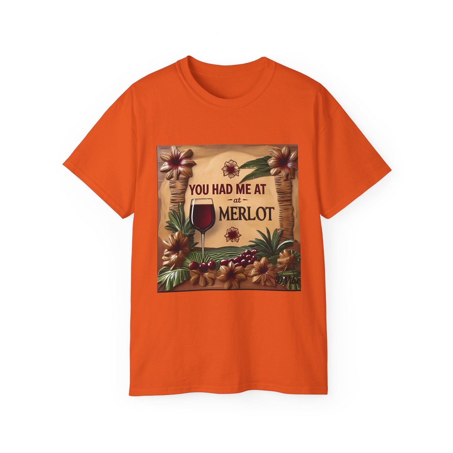 You Had Me at Merlot - Wine Lover's Gift Tee, Funny Merlot T-Shirt, Unisex Ultra Cotton, Gift for Wine Enthusiasts, Fun Wine Party Apparel