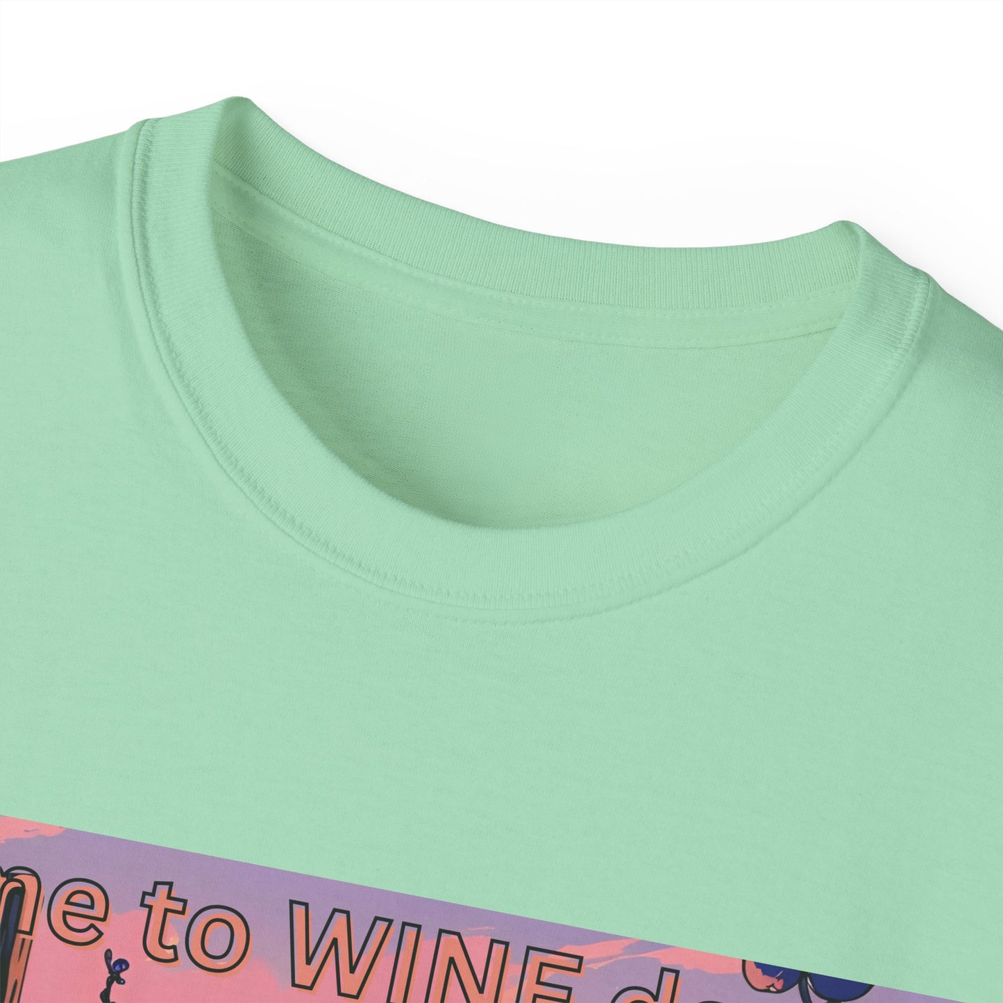 Time to Wine Down - Wine Lover's Unisex Cotton Tee - Perfect for Parties, Gifts, Relaxation, Wine Nights, and Celebrations