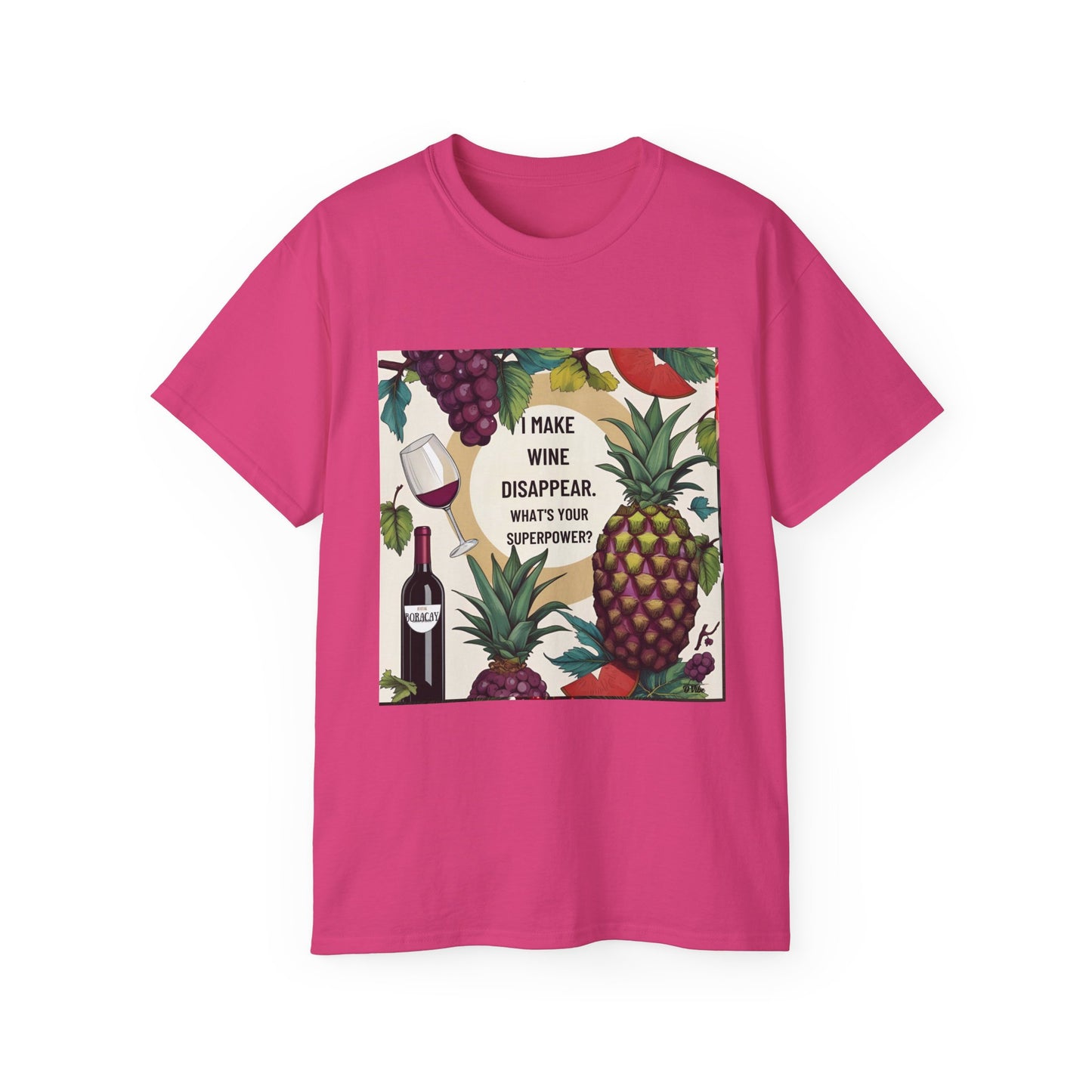 Wine Lover's Unisex Tee - I Make Wine Disappear, Funny Gift for Wine Enthusiasts, Party T-shirt, Casual Drinking Apparel, Birthday [...]