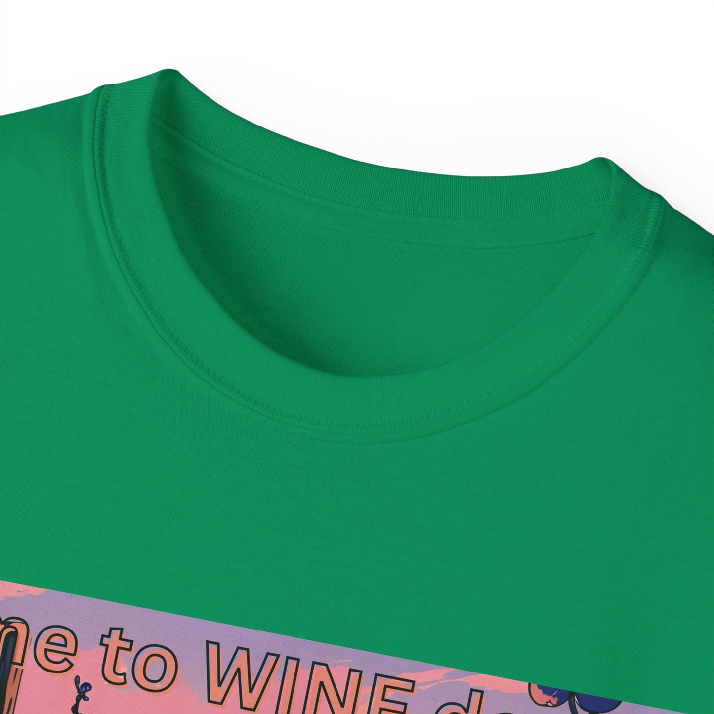 Time to Wine Down - Wine Lover's Unisex Cotton Tee - Perfect for Parties, Gifts, Relaxation, Wine Nights, and Celebrations