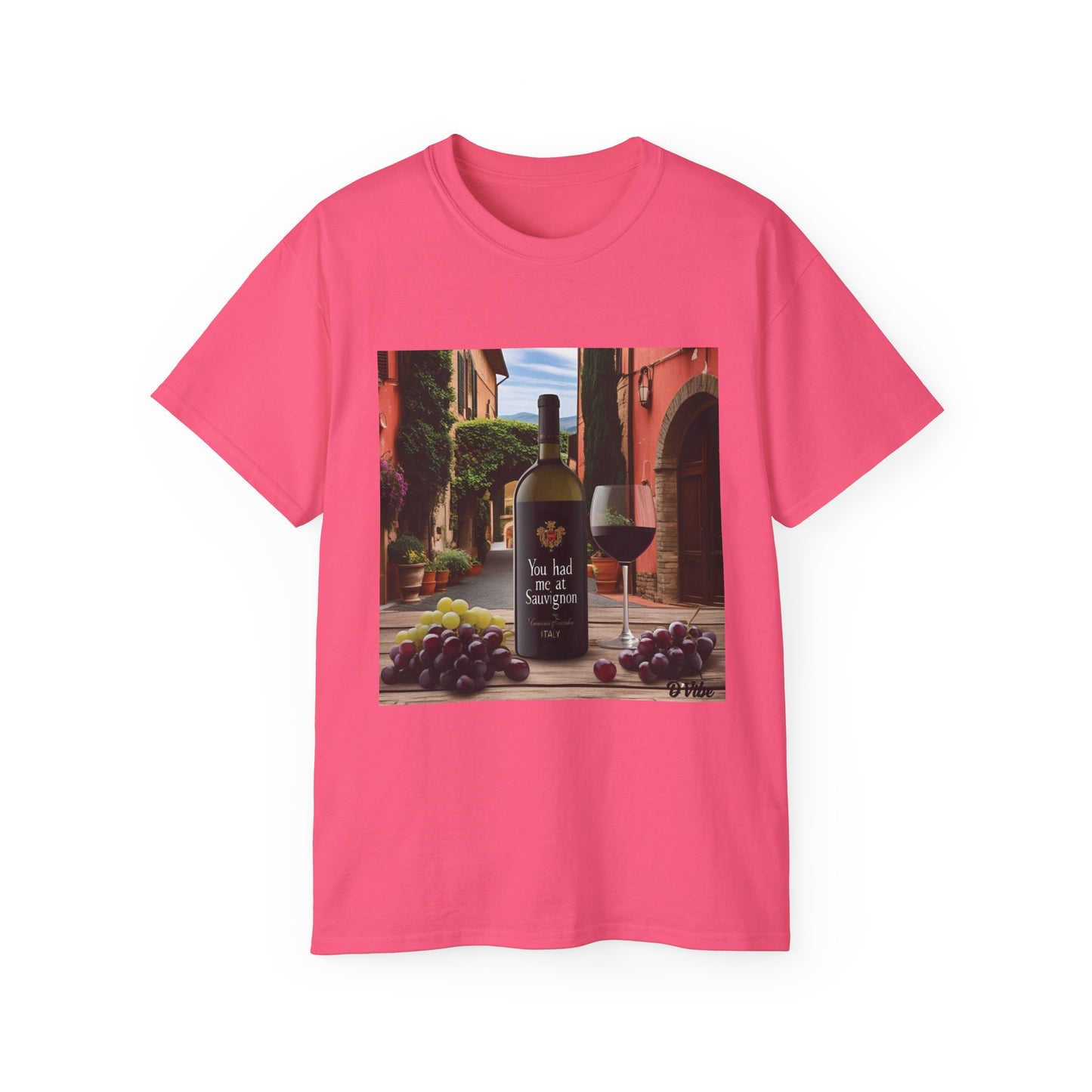 Wine Lover's Unisex Ultra Cotton Tee, Perfect Gift for Vineyard Visits, Wine Night, Hostess Gifts, Casual Wear, Summer Vibes