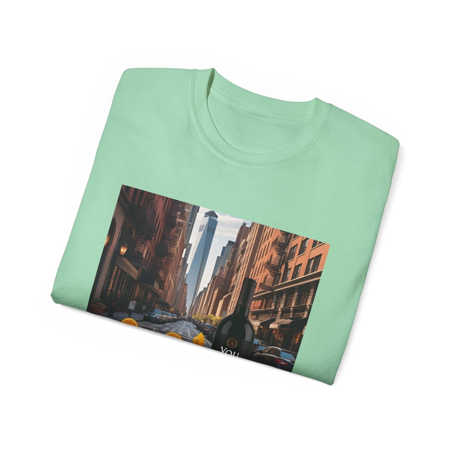 You Had Me at Merlot - Stylish Cityscape Tee with Cocktail Art - Perfect for Casual Outings, Summer Parties, Birthdays, or Unique Gifts, Art Lover's T-Shirt