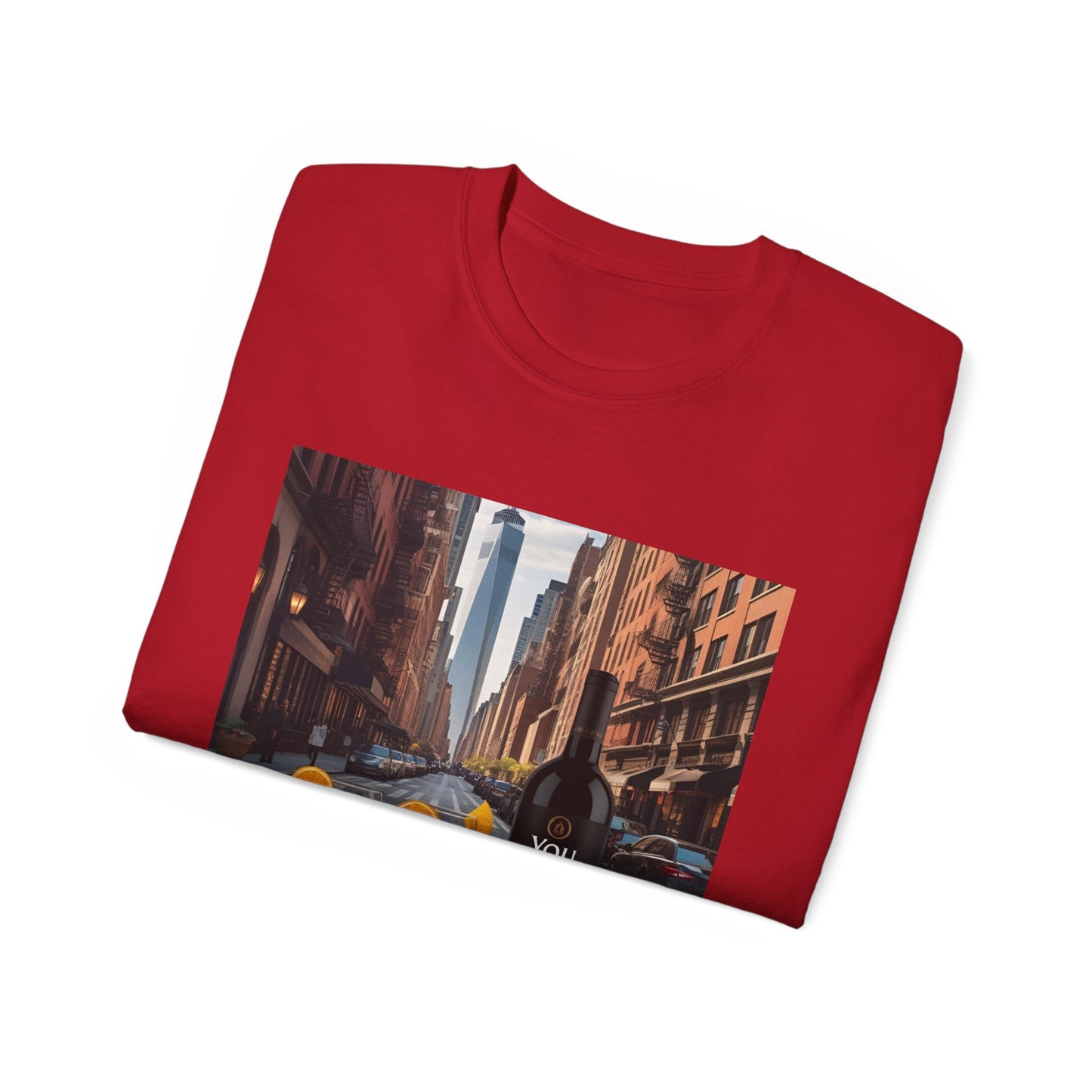 You Had Me at Merlot - Stylish Cityscape Tee with Cocktail Art - Perfect for Casual Outings, Summer Parties, Birthdays, or Unique Gifts, Art Lover's T-Shirt