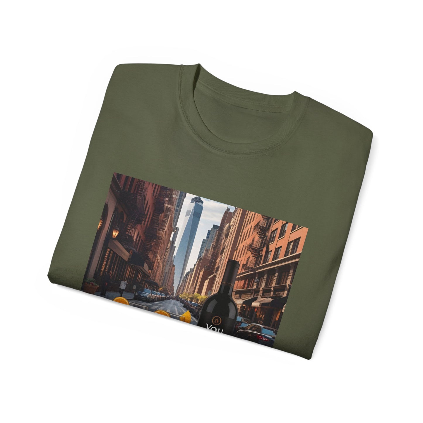 You Had Me at Merlot - Stylish Cityscape Tee with Cocktail Art - Perfect for Casual Outings, Summer Parties, Birthdays, or Unique Gifts, Art Lover's T-Shirt