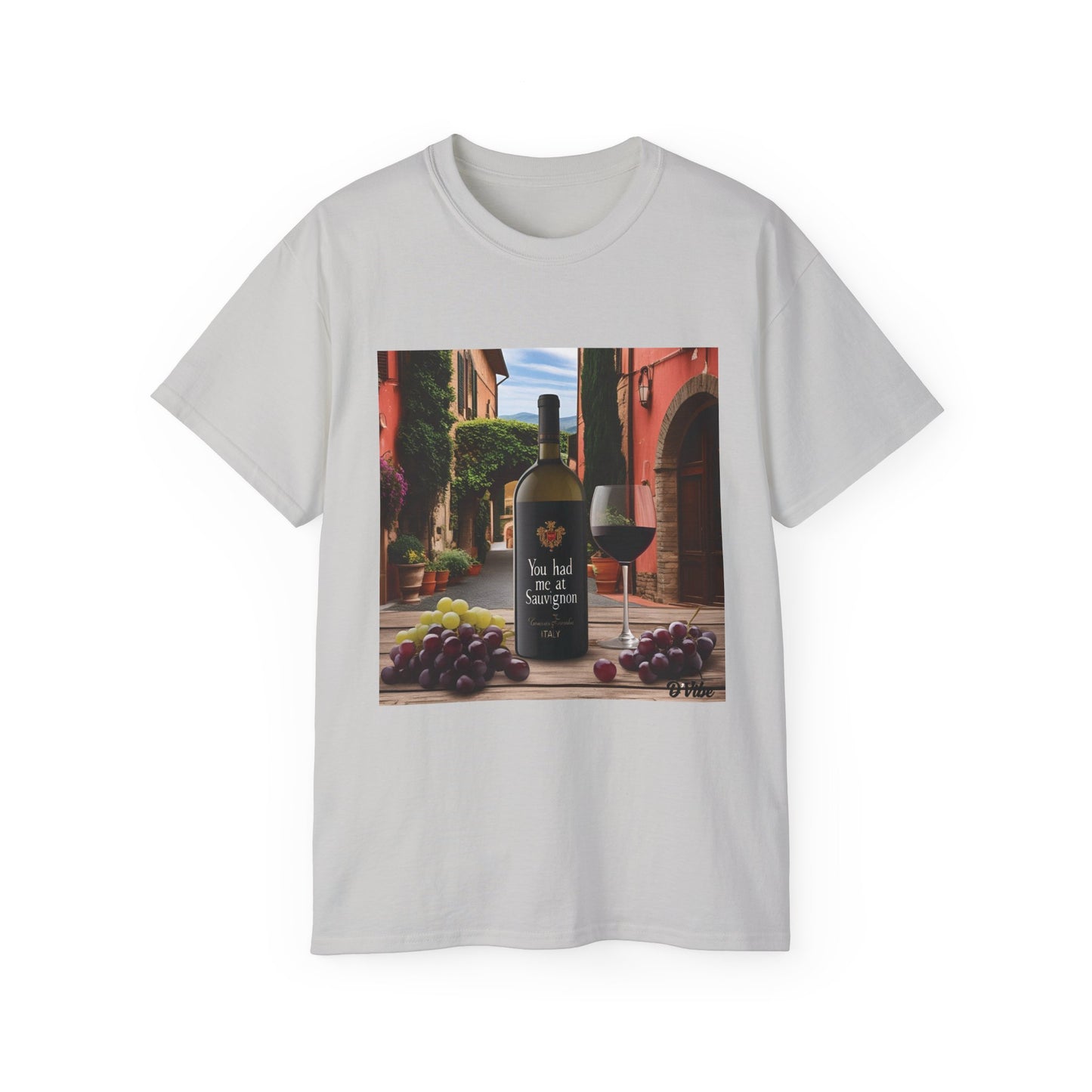 Wine Lover's Unisex Ultra Cotton Tee, Perfect Gift for Vineyard Visits, Wine Night, Hostess Gifts, Casual Wear, Summer Vibes