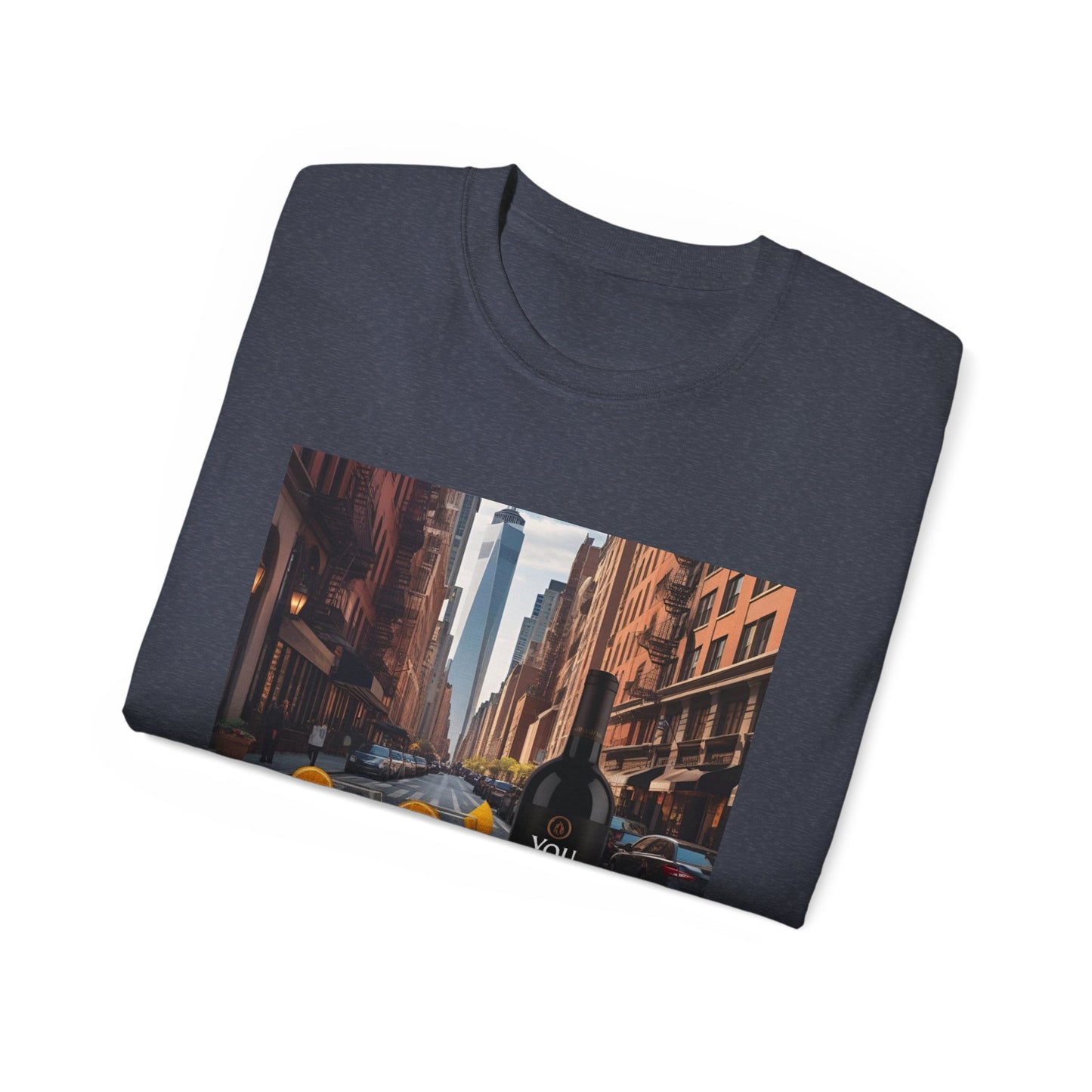 You Had Me at Merlot - Stylish Cityscape Tee with Cocktail Art - Perfect for Casual Outings, Summer Parties, Birthdays, or Unique Gifts, Art Lover's T-Shirt