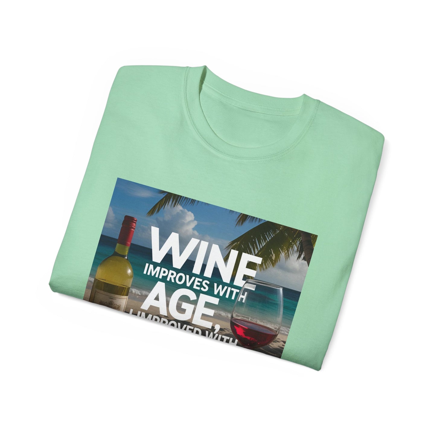 Wine Improves with Age Unisex Ultra Cotton Tee | Fun Gift for Wine Lovers, Birthday Shirt, Casual Wear, Summer Outfit, Wine [...]