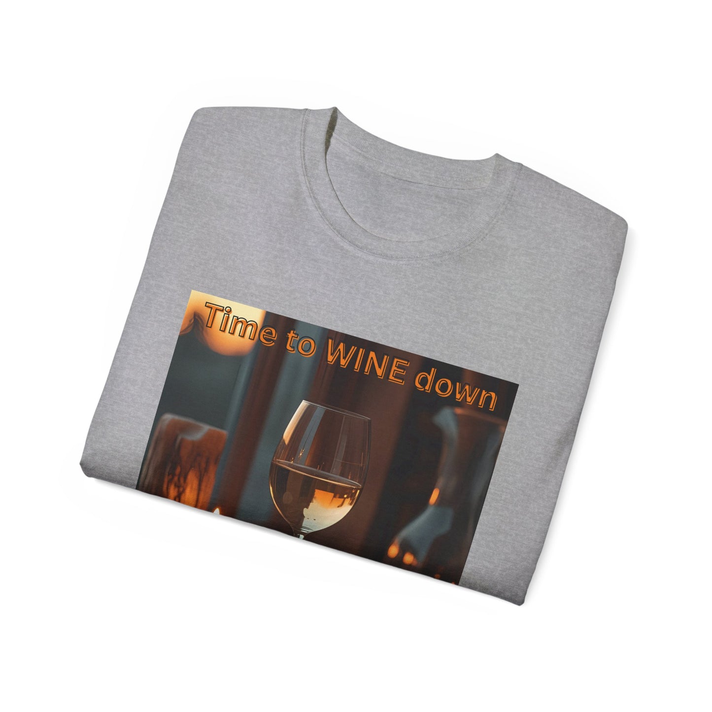 Time to Wine Down - Wine Down Tee for Relaxation Lovers, Unisex Cotton Shirt, Gift for Wine Enthusiasts, Casual Outing Top, Fun Humor Tee