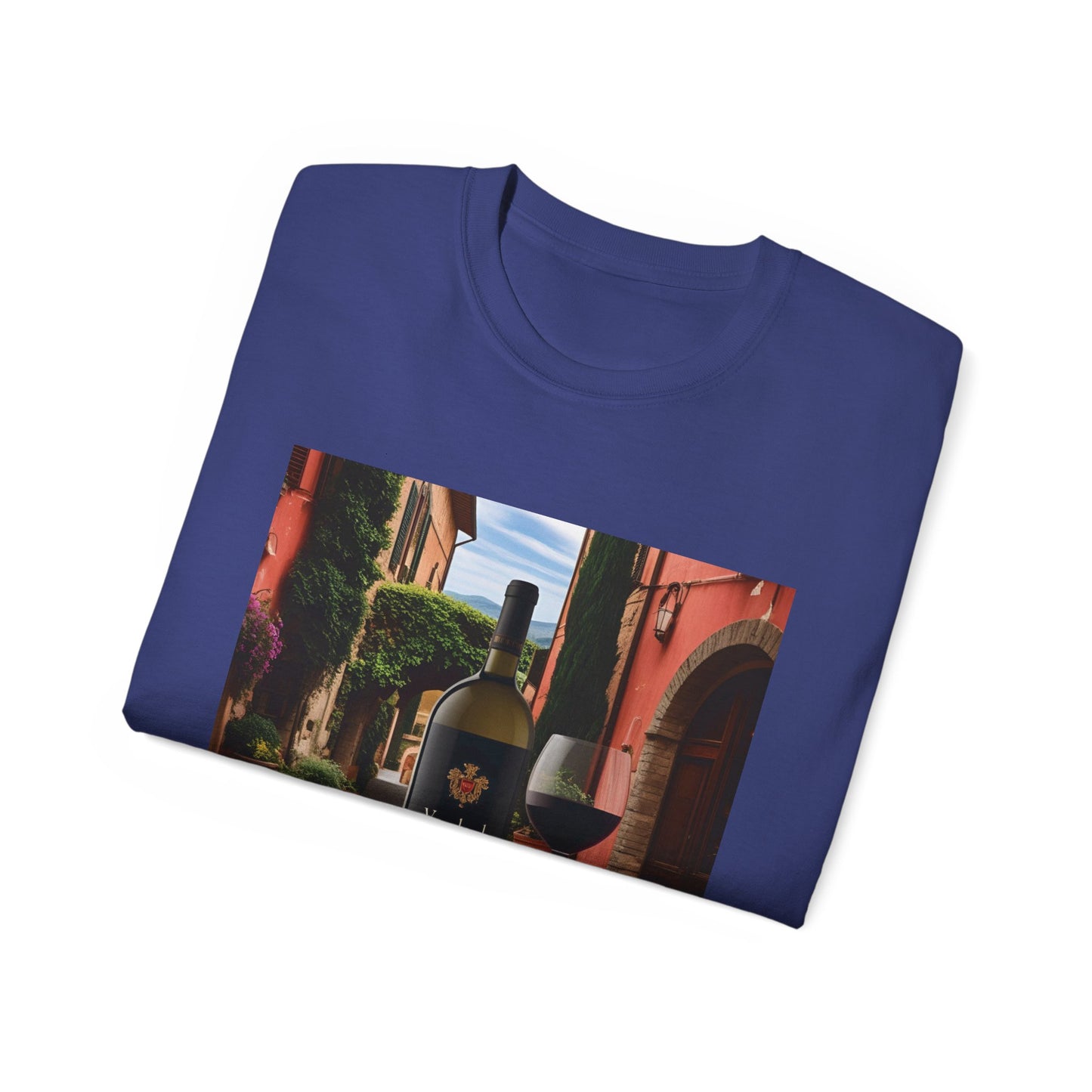 Wine Lover's Unisex Ultra Cotton Tee, Perfect Gift for Vineyard Visits, Wine Night, Hostess Gifts, Casual Wear, Summer Vibes