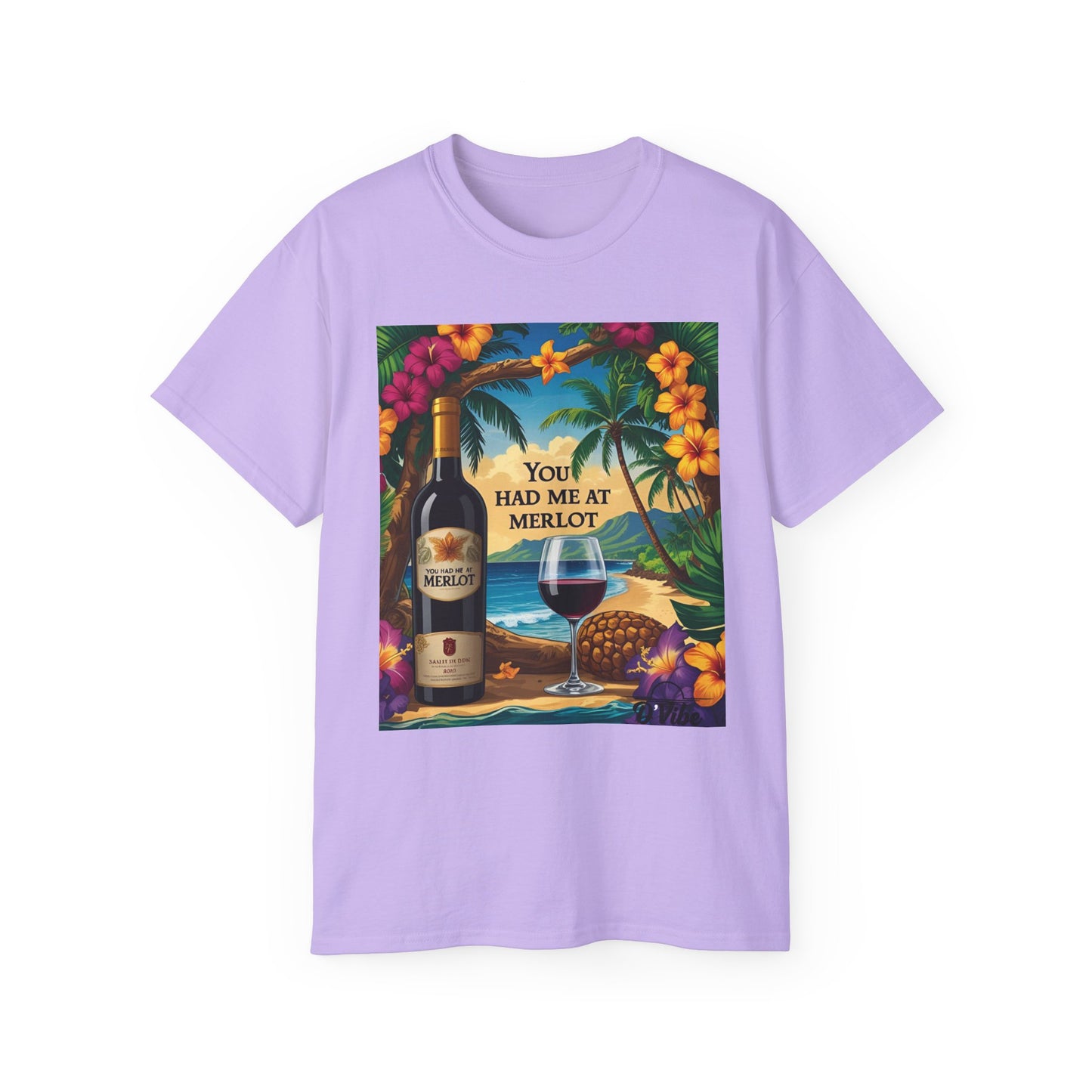 You Had Me At Merlot - Wine Lover's Paradise Tee, Perfect Gift for Wine Enthusiasts, You Had Me at Merlot Shirt, Tropical Vibe T-Shirt, Beach Party Apparel