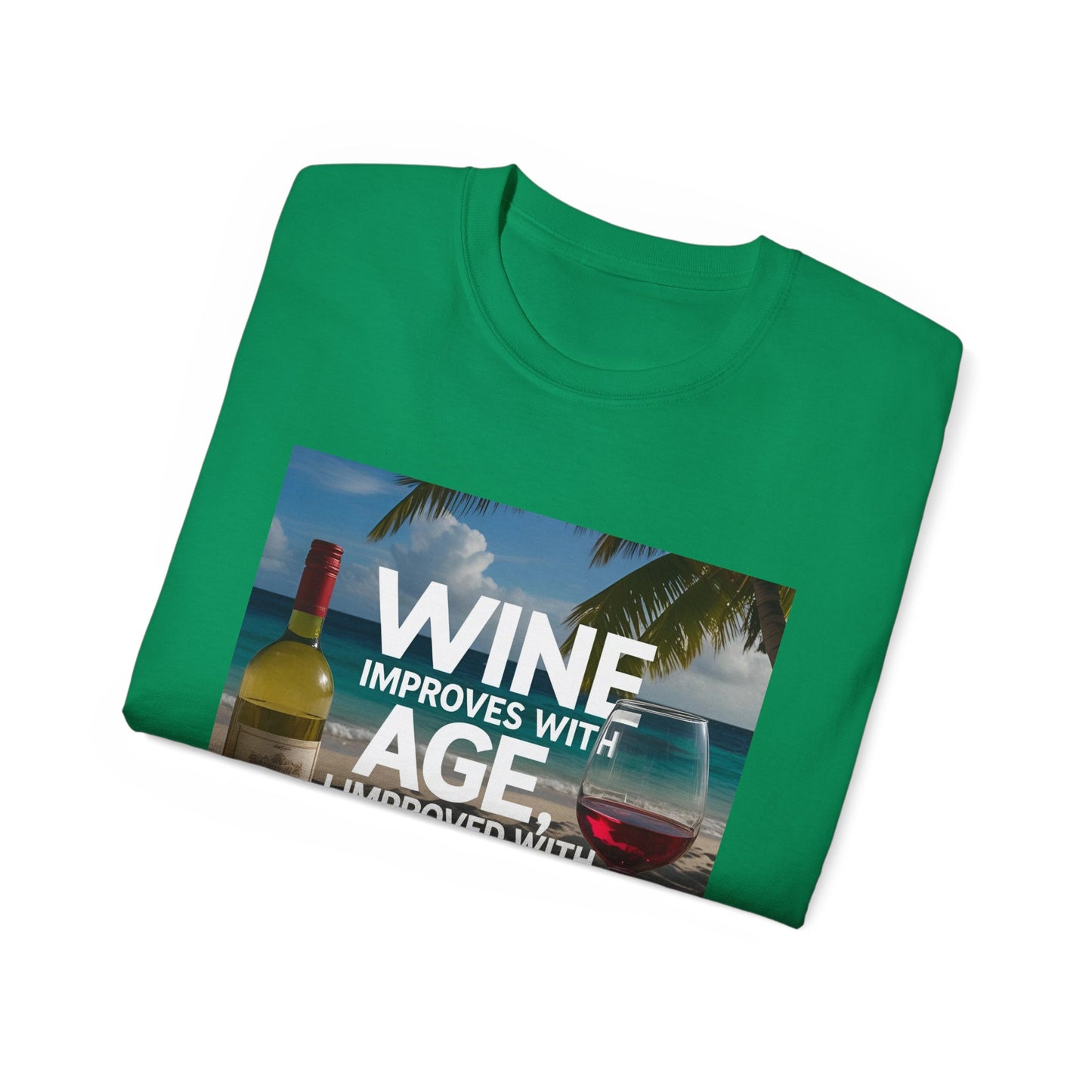 Wine Improves with Age Unisex Ultra Cotton Tee | Fun Gift for Wine Lovers, Birthday Shirt, Casual Wear, Summer Outfit, Wine [...]