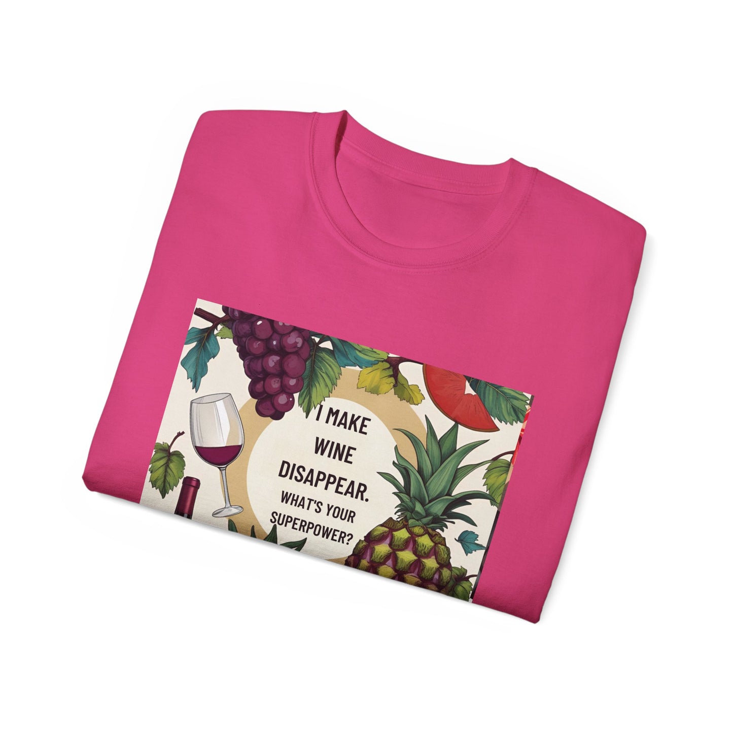 Wine Lover's Unisex Tee - I Make Wine Disappear, Funny Gift for Wine Enthusiasts, Party T-shirt, Casual Drinking Apparel, Birthday [...]