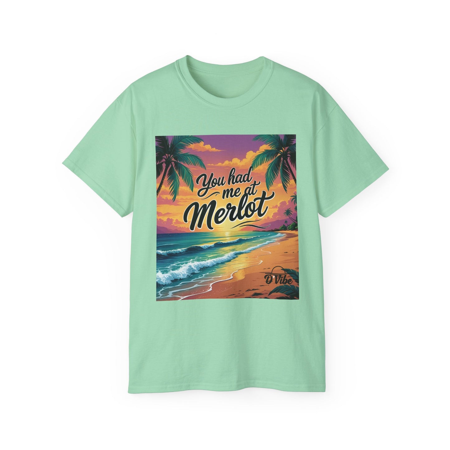 You Had Me at Merlot - T-Shirt with Vintage Wine Merlot Design - You Had Me at Merlot, Unisex Cotton Tee, Great for Wine Lovers, Summer Parties, Gift Idea