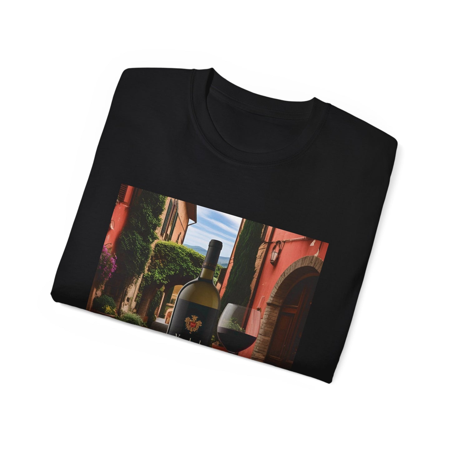 Wine Lover's Unisex Ultra Cotton Tee, Perfect Gift for Vineyard Visits, Wine Night, Hostess Gifts, Casual Wear, Summer Vibes