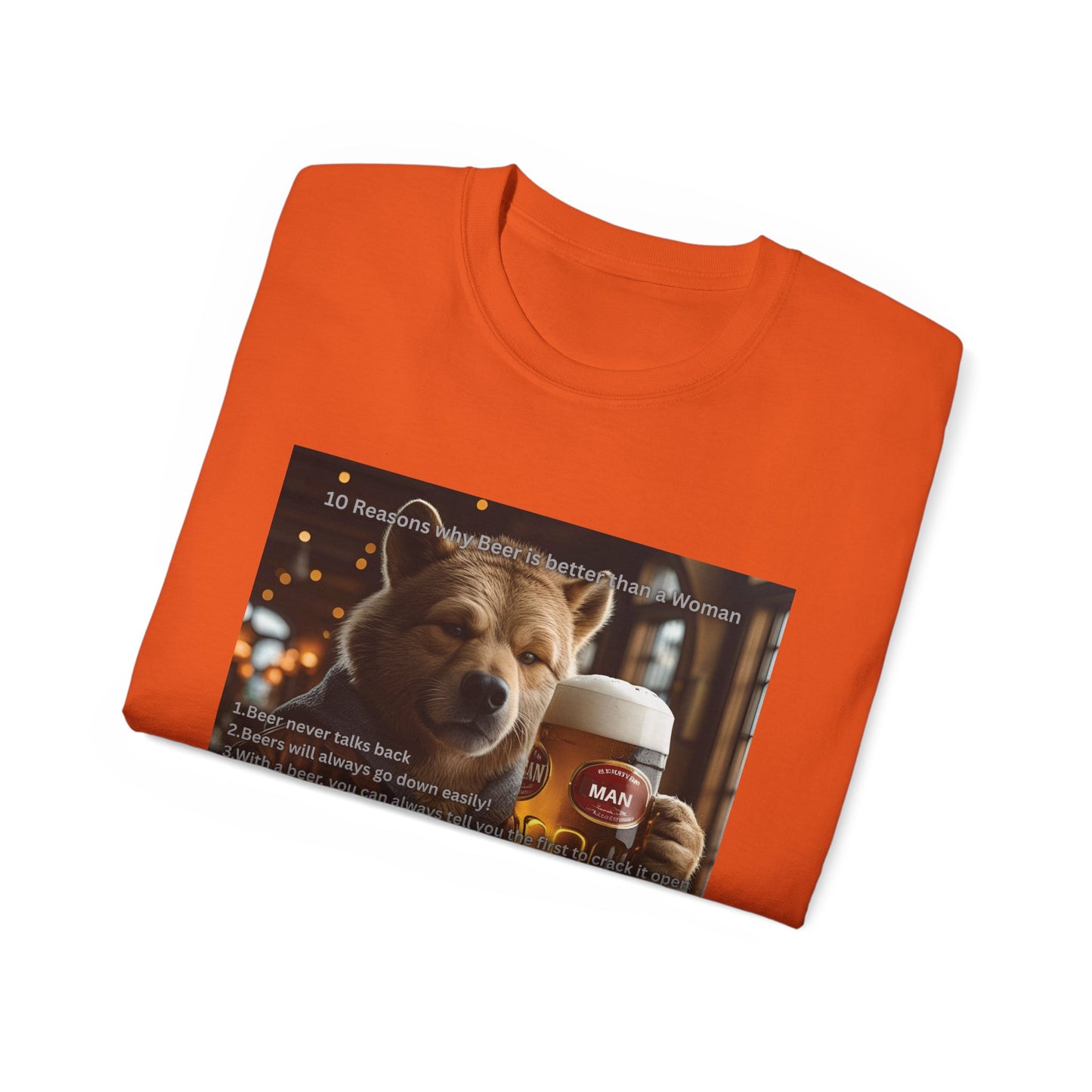 Dog Lover Beers are Better than Woman Ultra Cotton Tee - Perfect Gift for Pet Owners, Fun Animal Shirt, Funny Pet Apparel, Casual Wear, Animal Lovers Merchandise