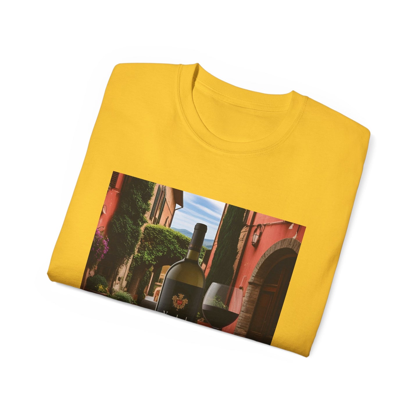 Wine Lover's Unisex Ultra Cotton Tee, Perfect Gift for Vineyard Visits, Wine Night, Hostess Gifts, Casual Wear, Summer Vibes