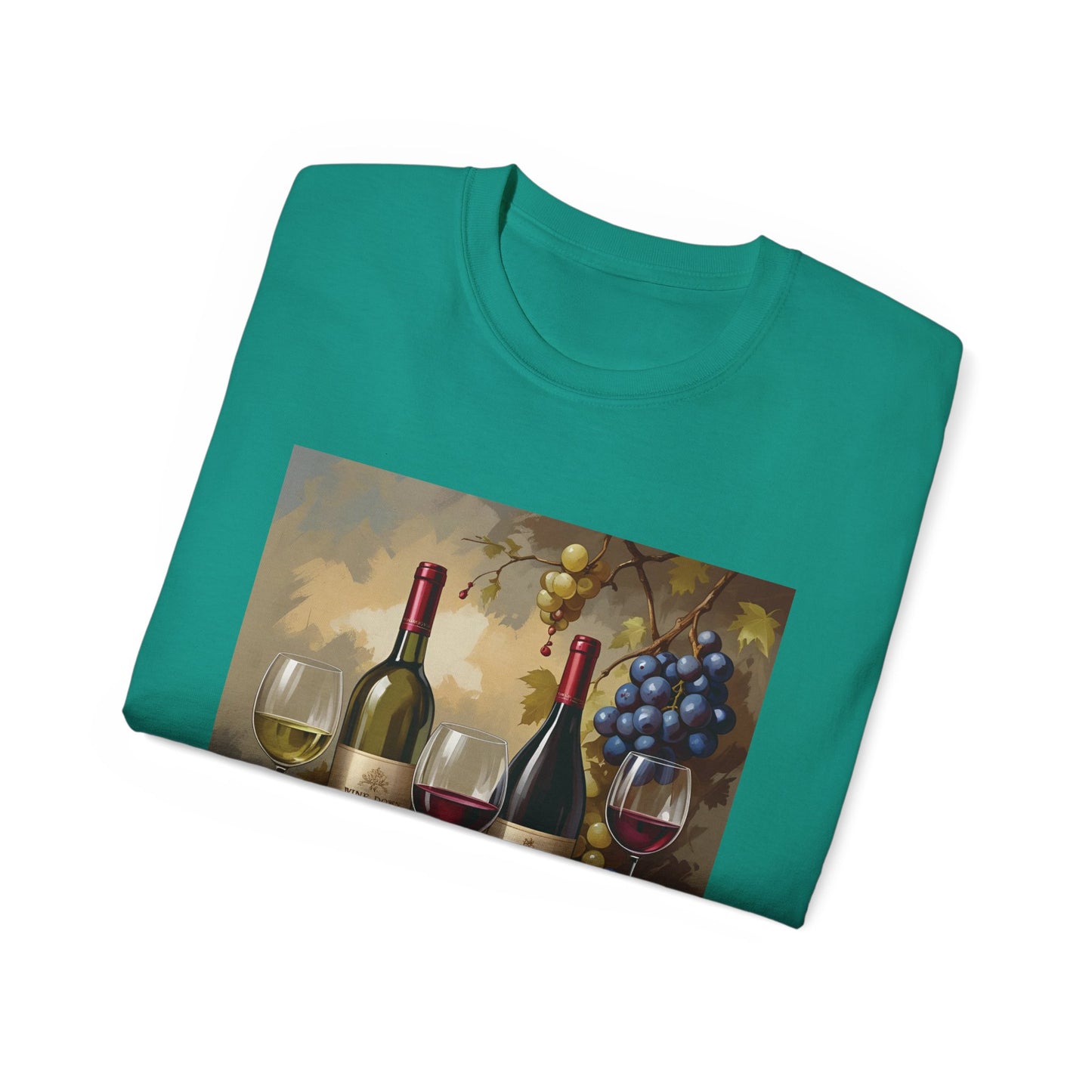 Time to Wine Down - Wine Lover Unisex Ultra Cotton Tee, Vintage Wine Design Perfect for Gifts