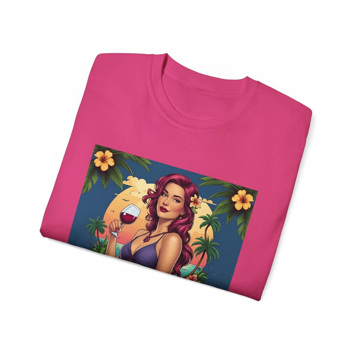 I Drink Wine on my Porch - Wine Lover's Unisex Tee, Perfect Gift for Outdoor Enthusiasts, Summer Vibes, Garden Parties, Wine Nights, Casual Comfort