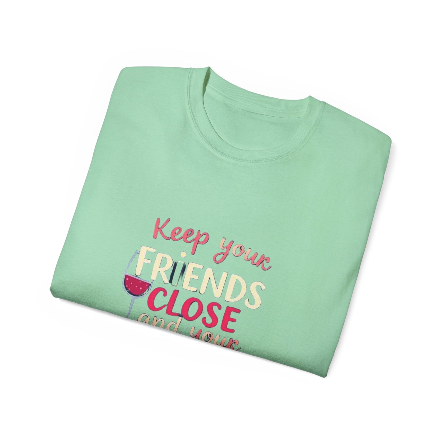 Wine Lovers Unisex Tee - "Keep Your Friends Close & Your Wines Closer" Funny Gift for Wine Enthusiasts, Perfect for Parties, [...]